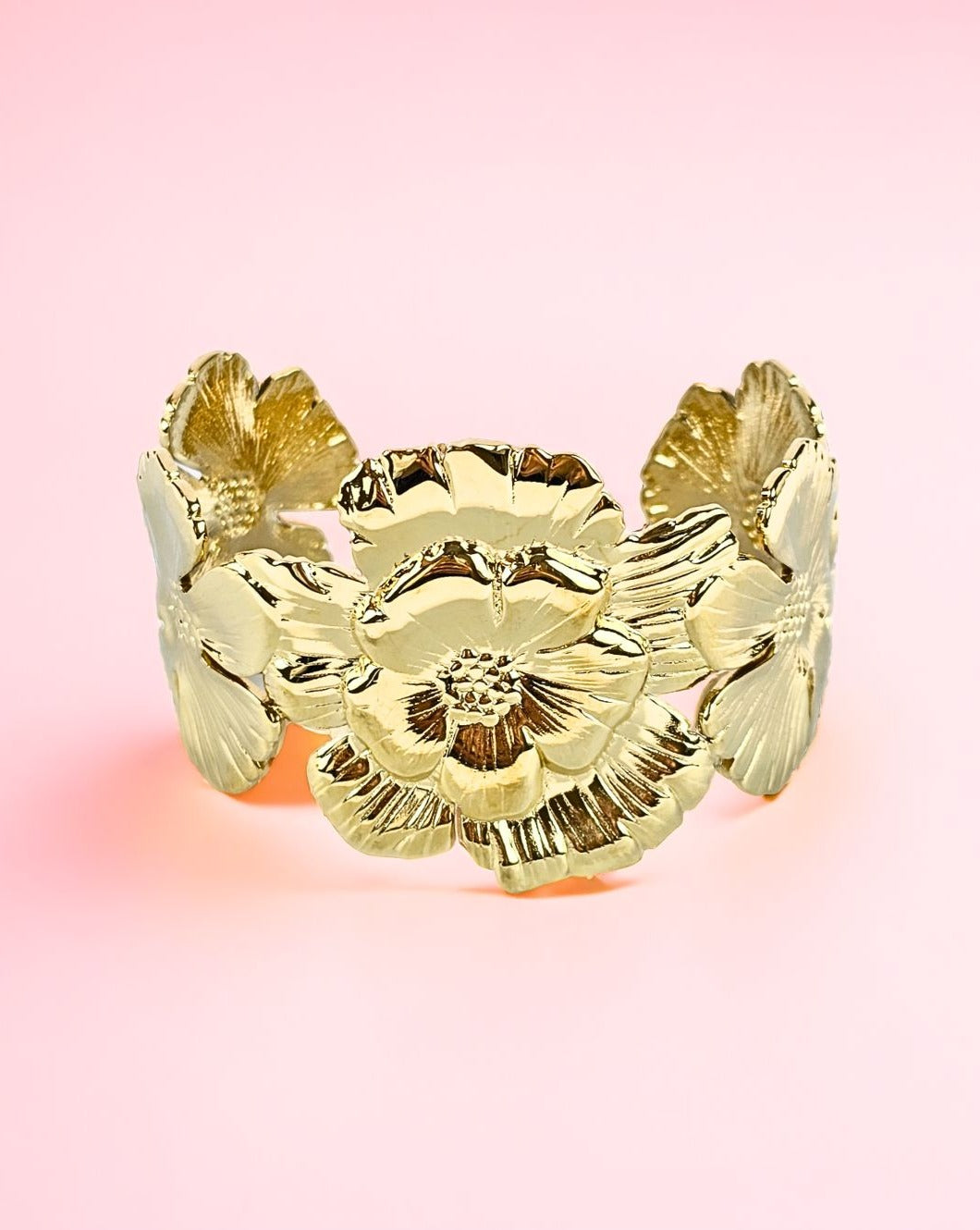 Bangle zapestnica FLOWERS CUFF