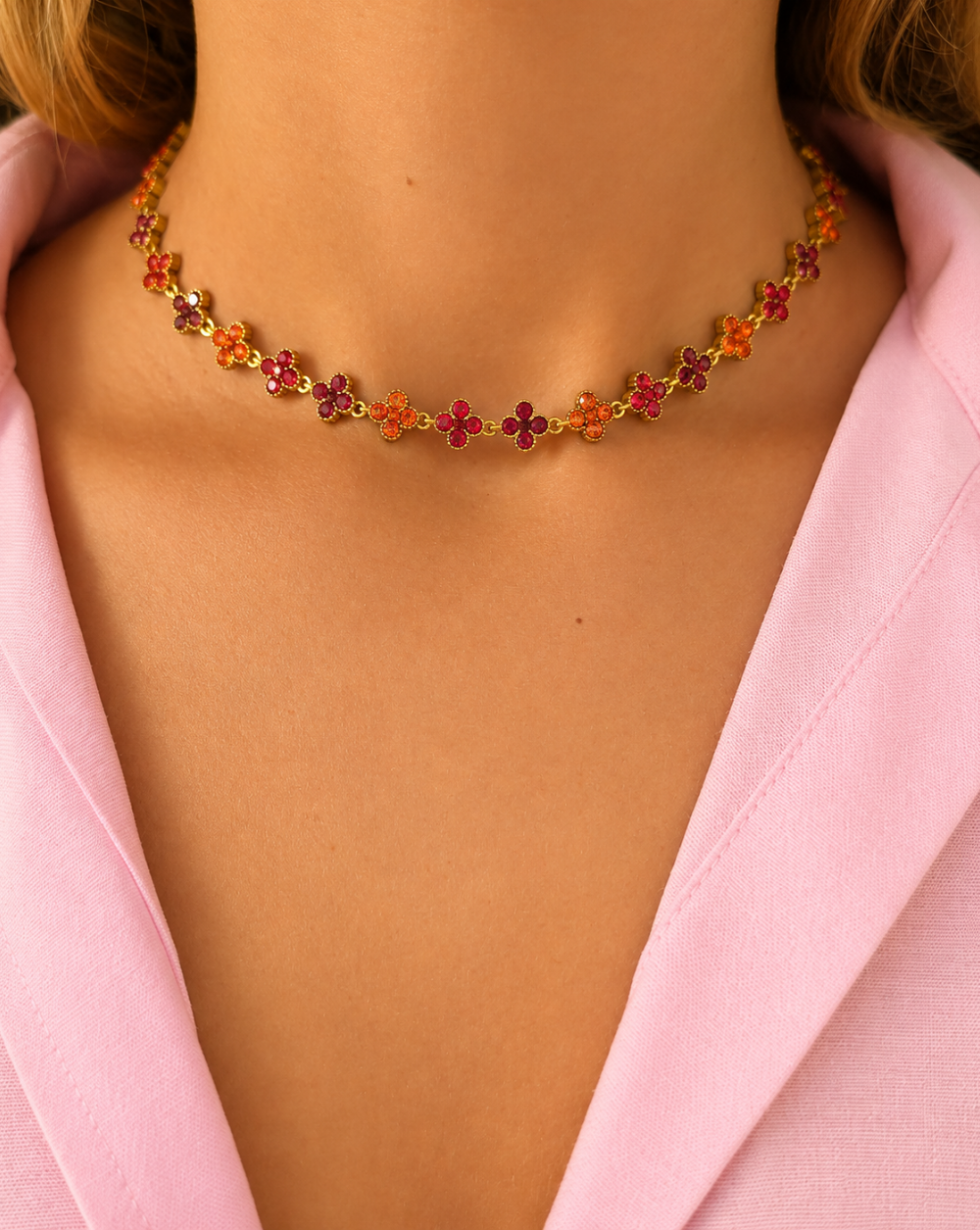 GLAM FLOWERS Necklace FLOWERS Various colors
