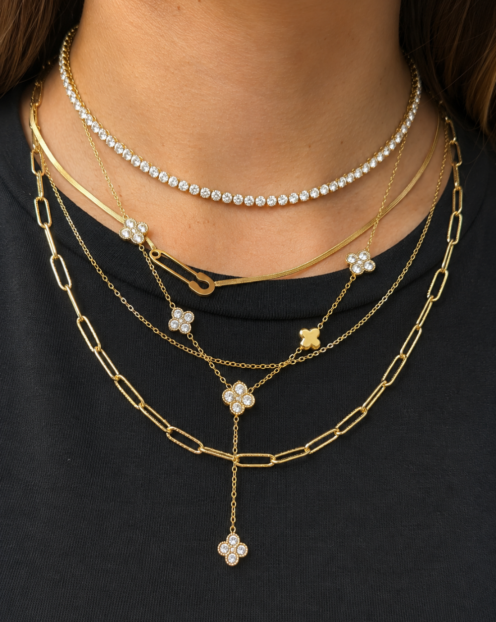 Choker Tennis verižica