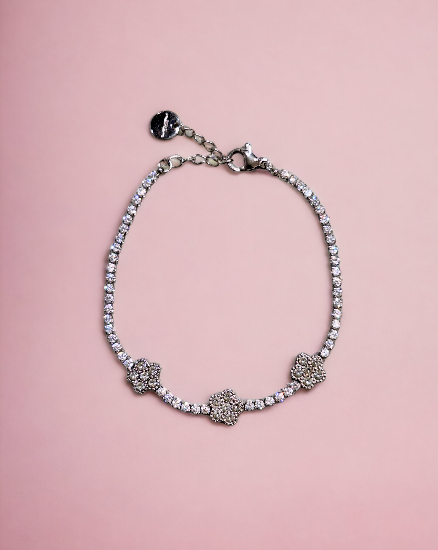 Zapestnica s cirkoni DAISY | Silver