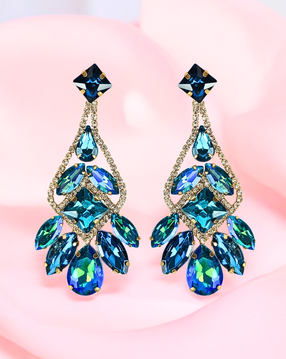 Material Girl Ohrringe | Blau