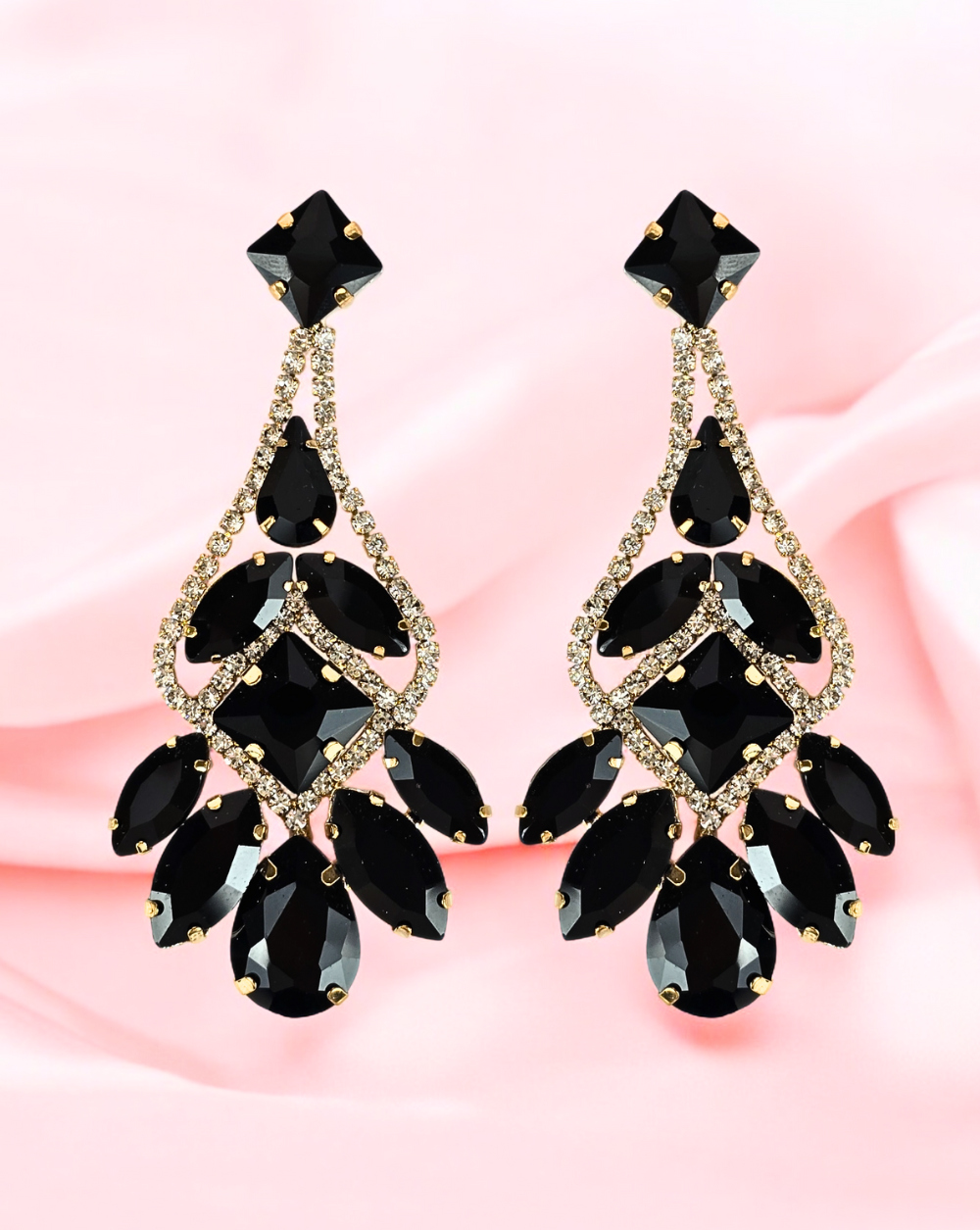 Material Girl Ohrringe | Black