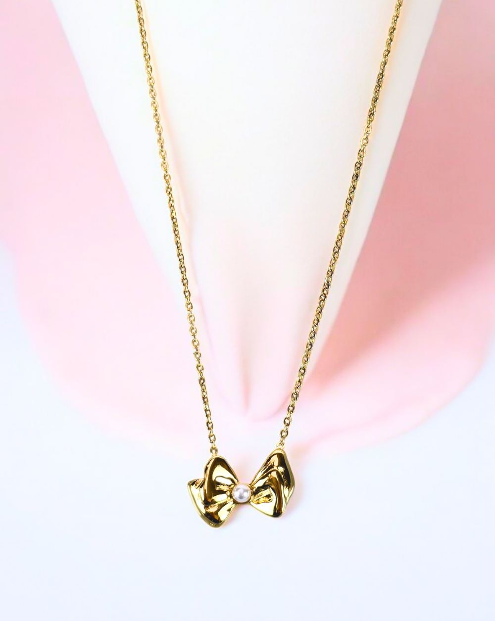 Halskette PEARL BOWTIE