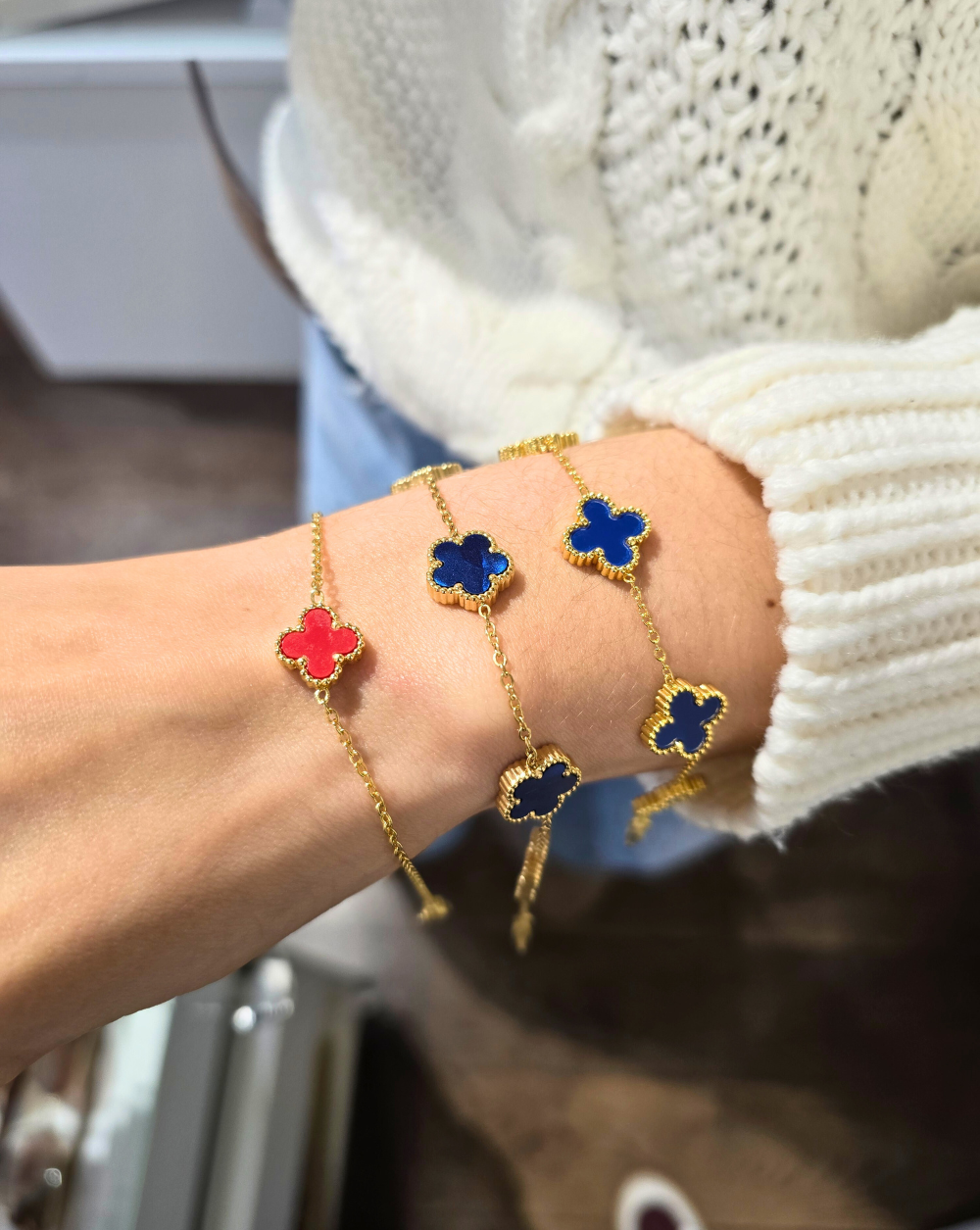 Armband CHIC CLOVER | Verschiedene Farben