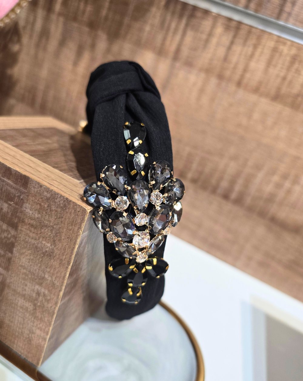 Headband GLAM TWIST | Black