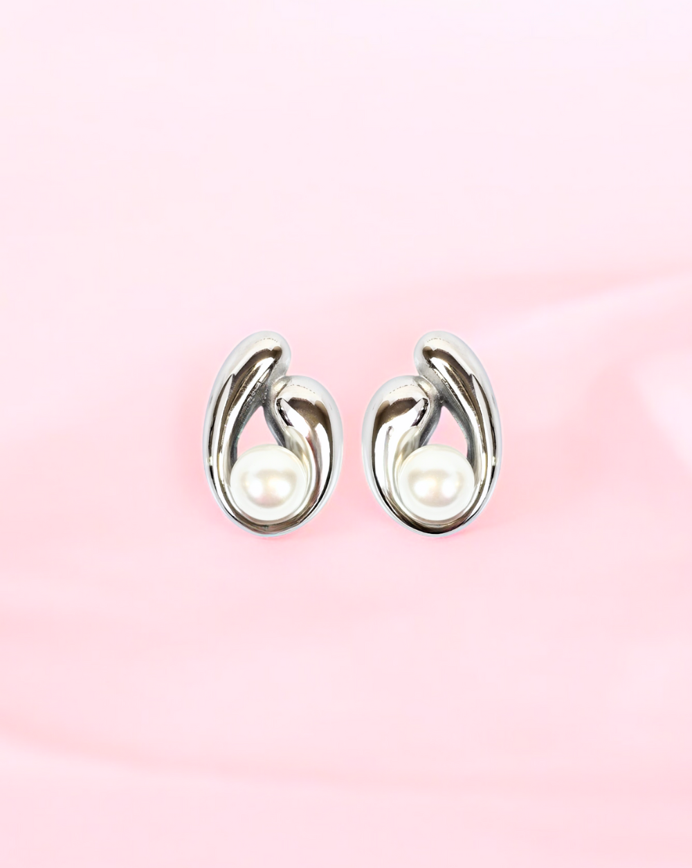 Mode-Ohrringe PEARL TWIST