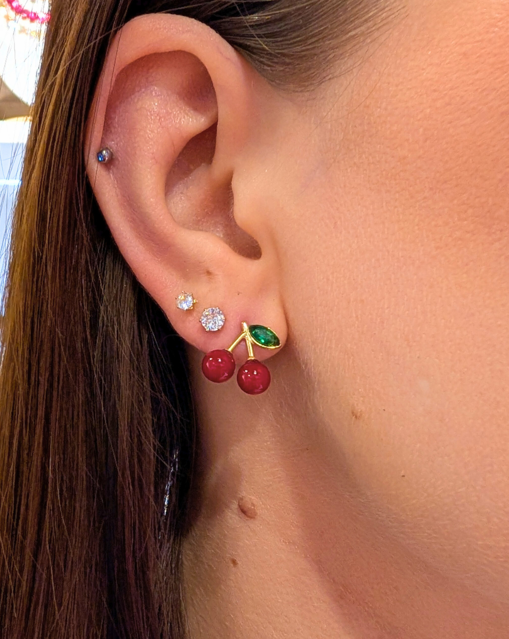 CHERRY Stecker-Ohrringe
