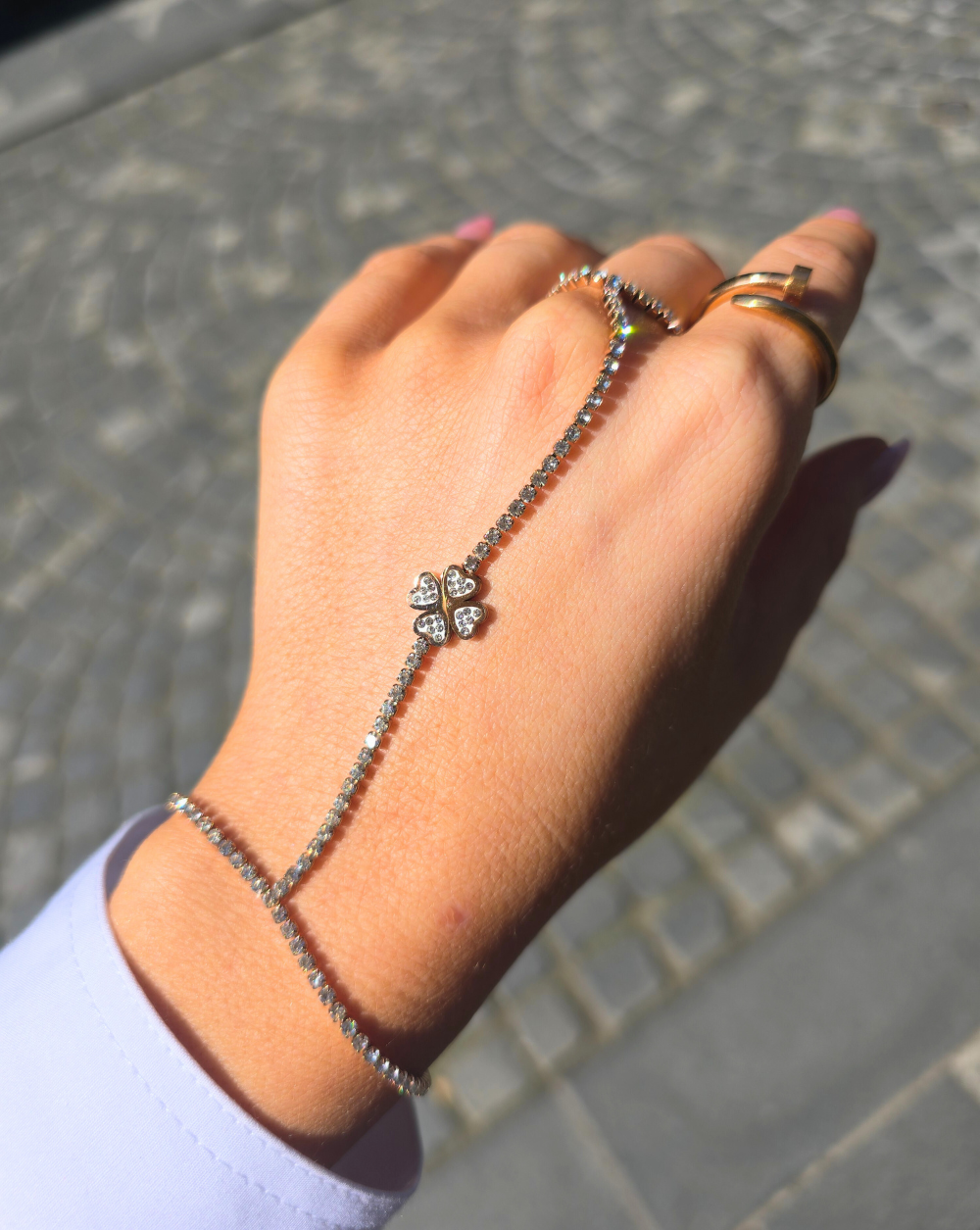 Armband + Ring in einem CLOVER