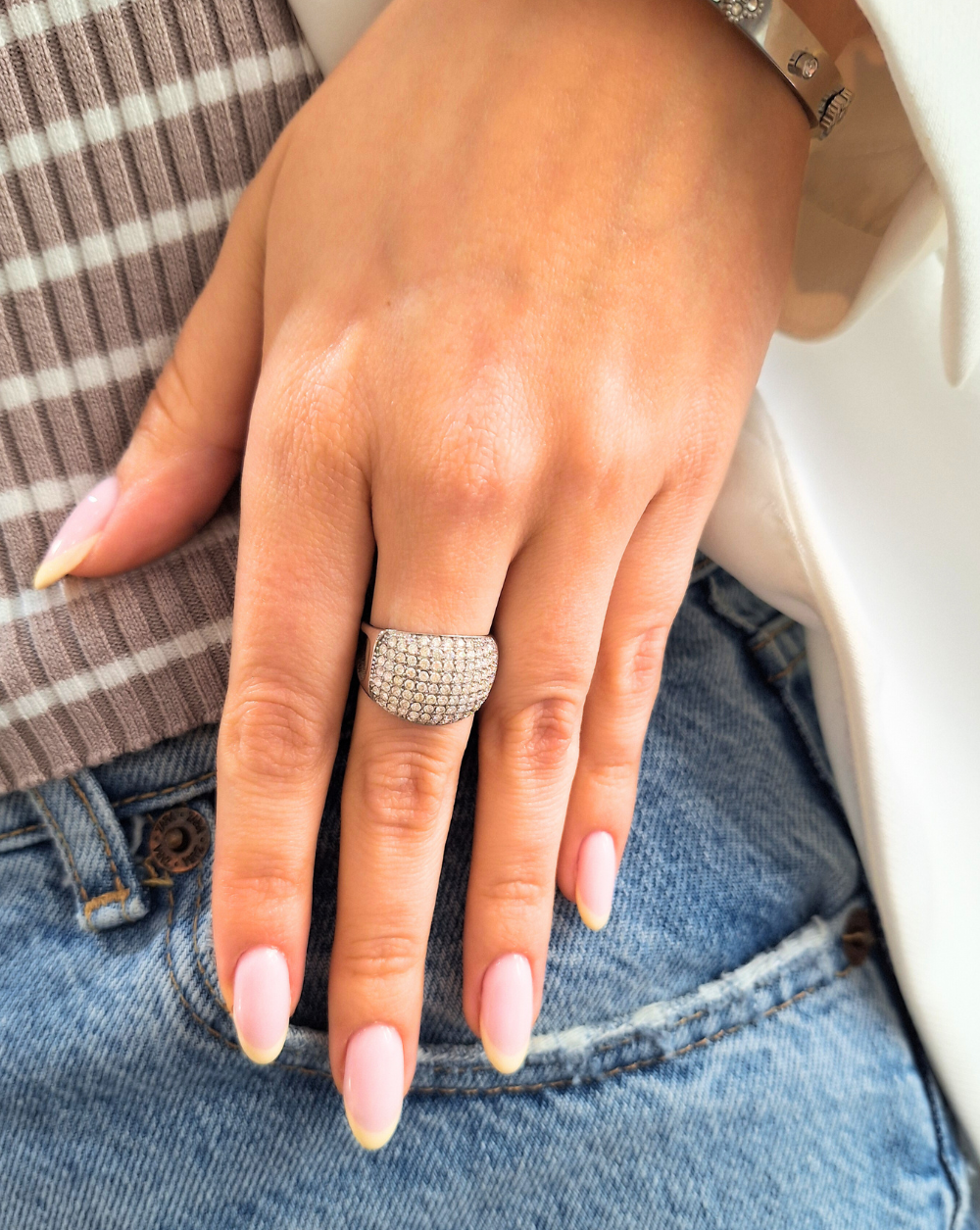 Ring GLITTER KUGEL