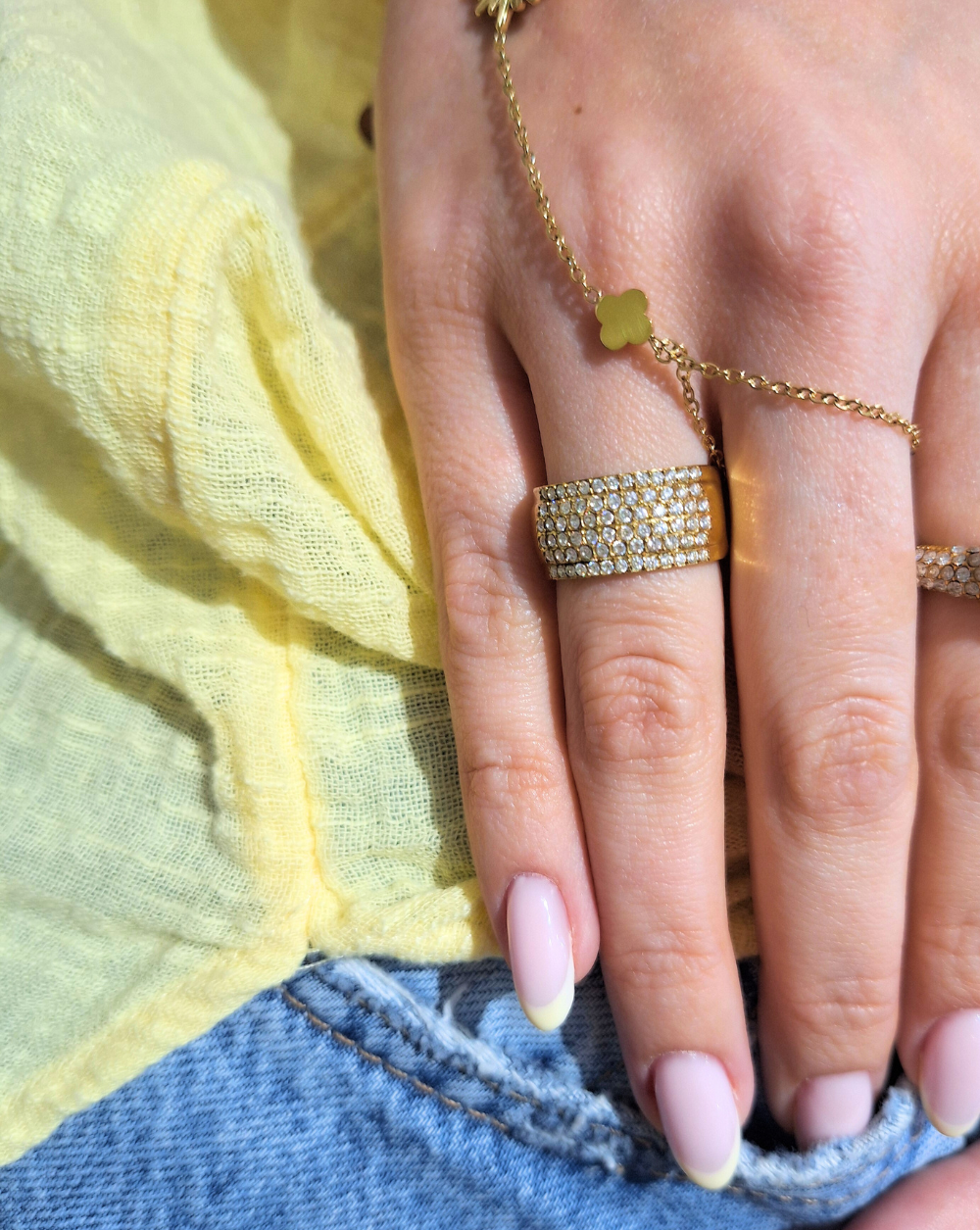 Ring PAVÉ LOOP