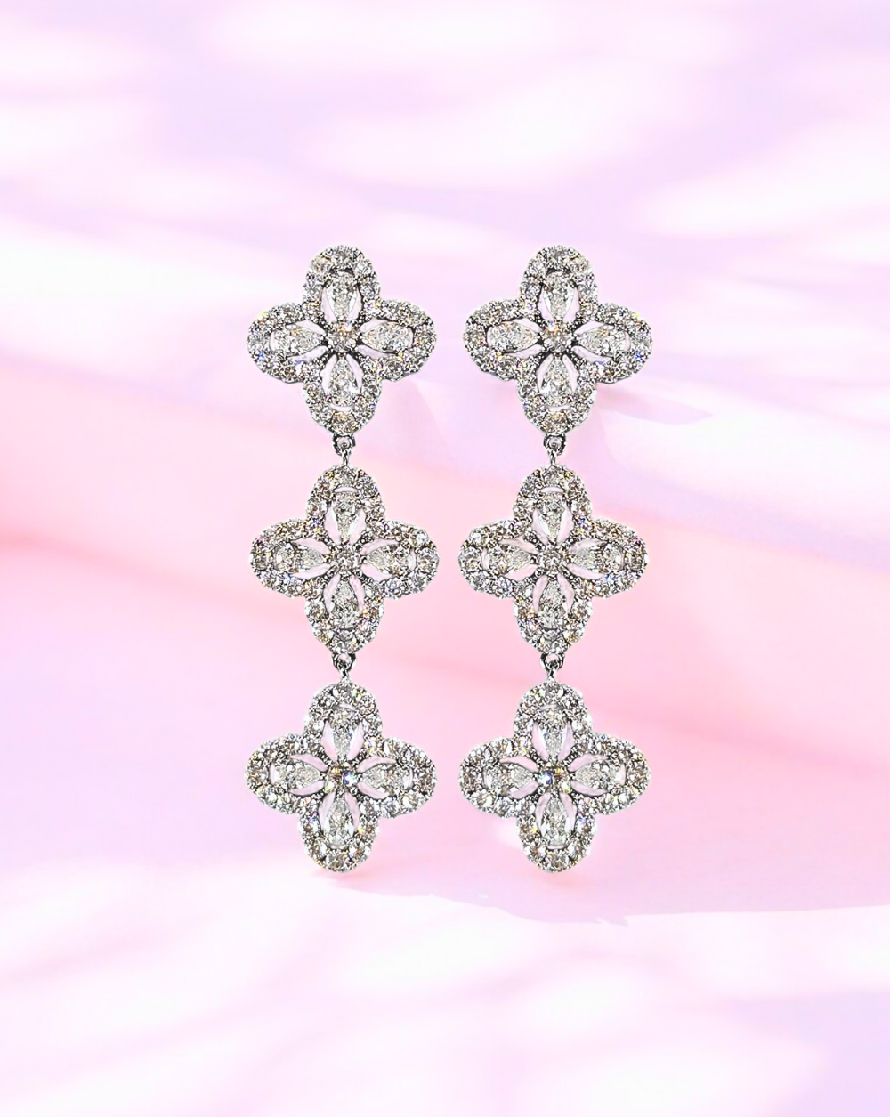 GLAM CLOVER baumelnde Ohrringe