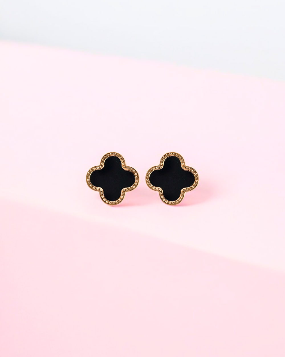 Vtični uhani CLOVER | Rose Gold