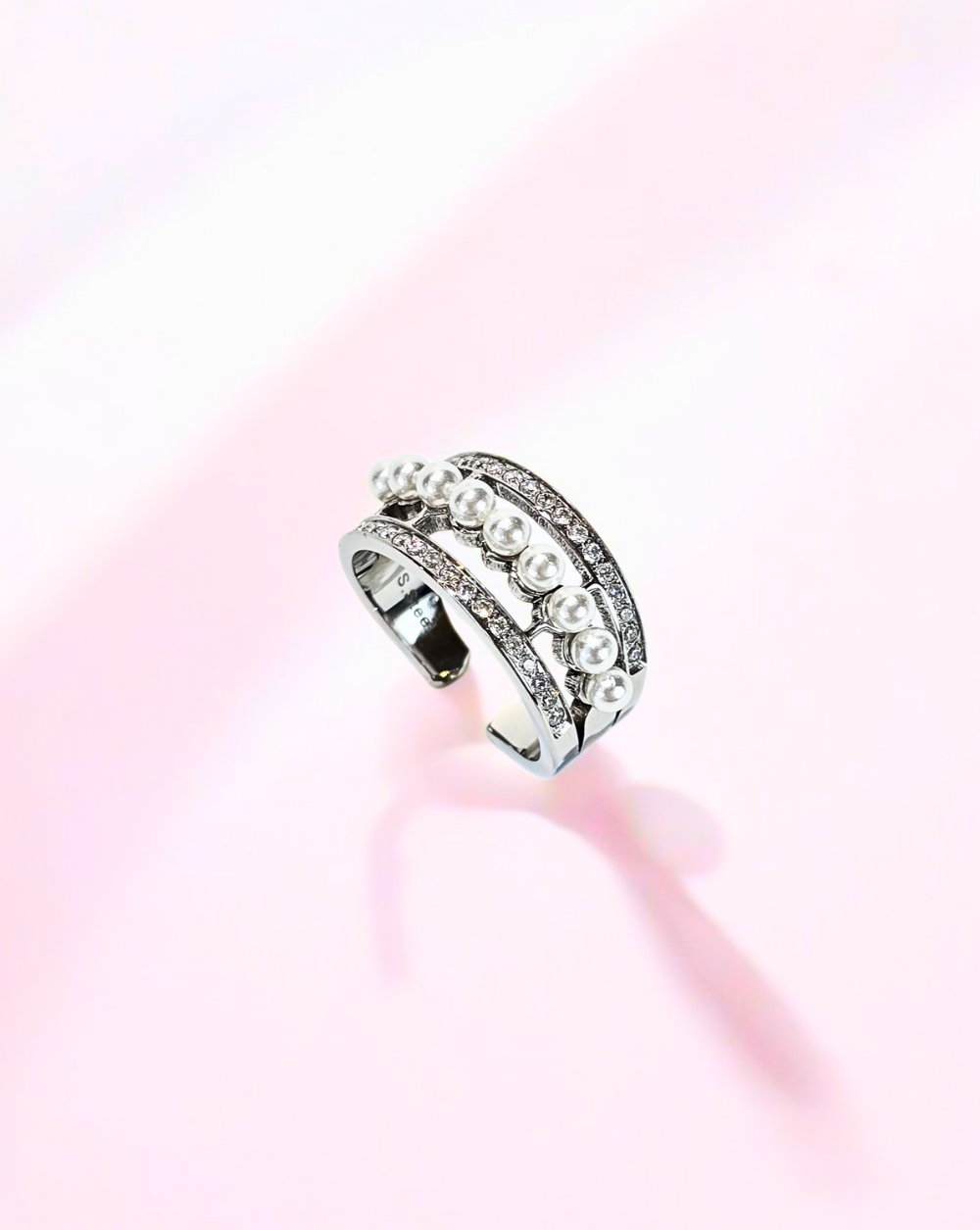 Ring CRYSTAL PEARLINE