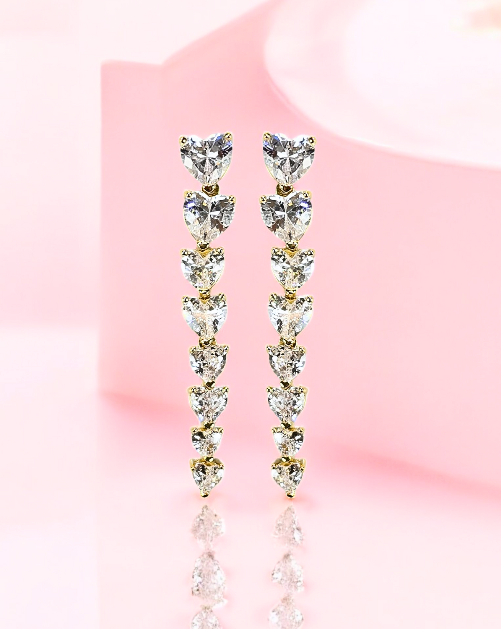 LUXURY Hängeohrringe VALENTINE | Gold