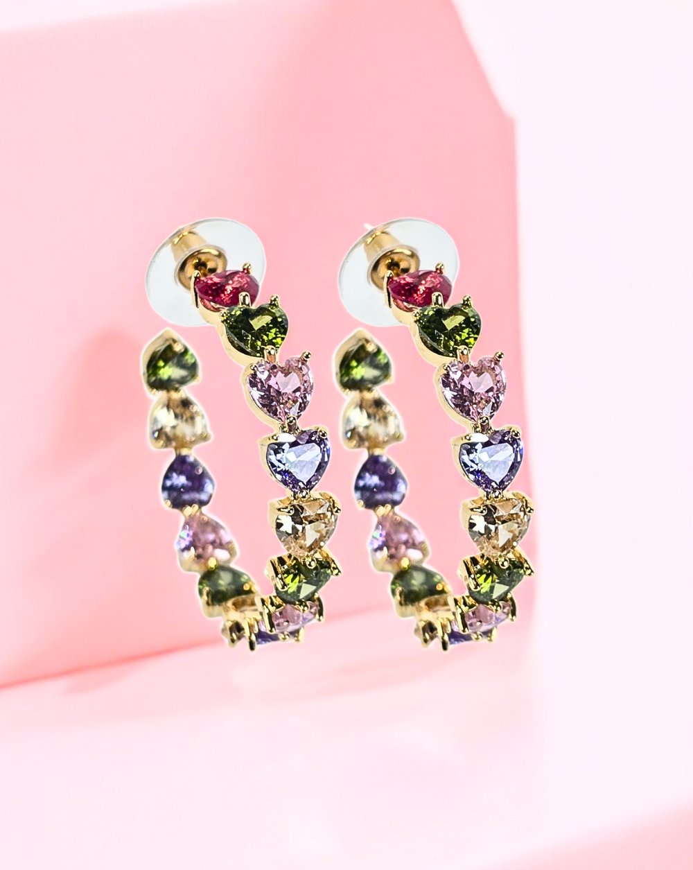 Okrogli uhani VALENTINE | Multicolor