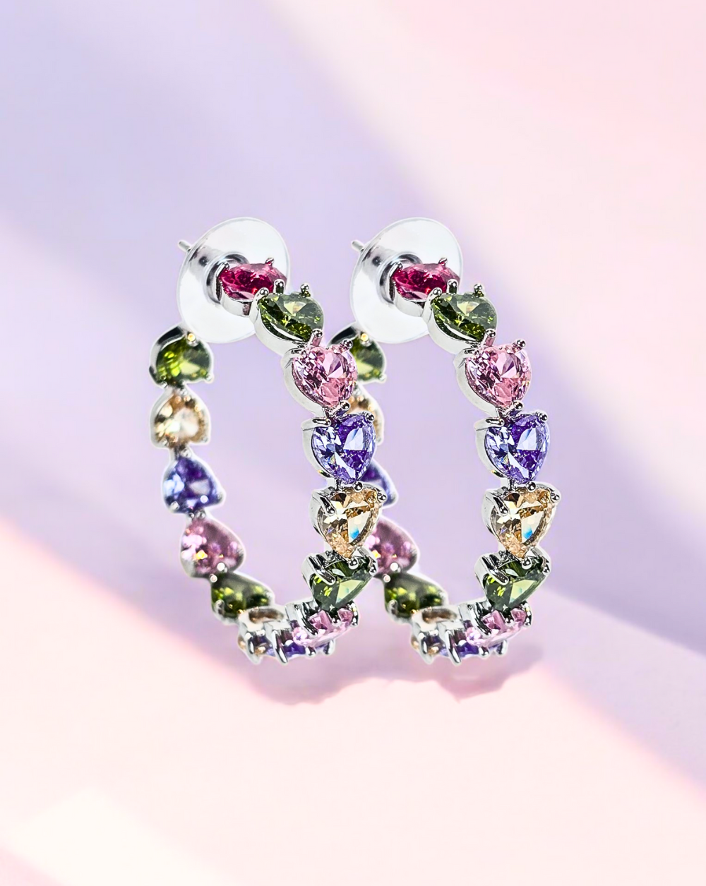 Okrogli uhani VALENTINE | Multicolor