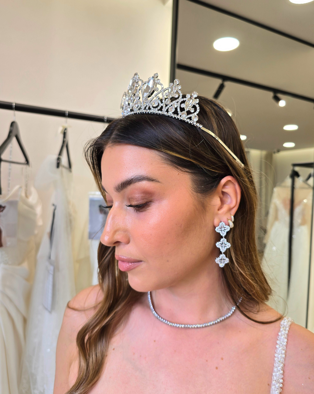 GLAM CLOVER baumelnde Ohrringe