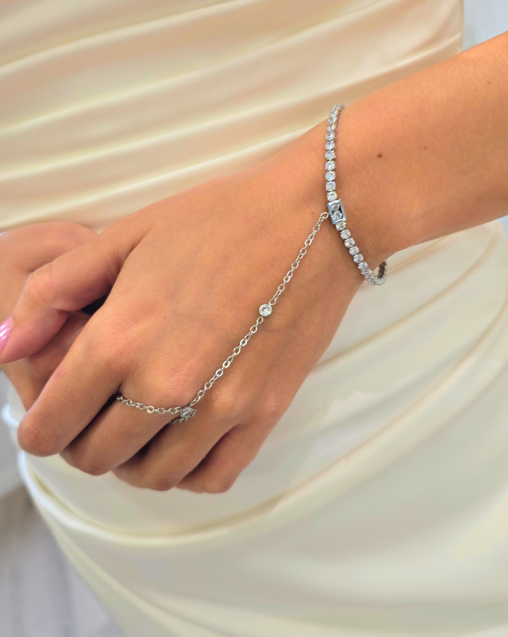Armband + Ring in einem CRYSTALS
