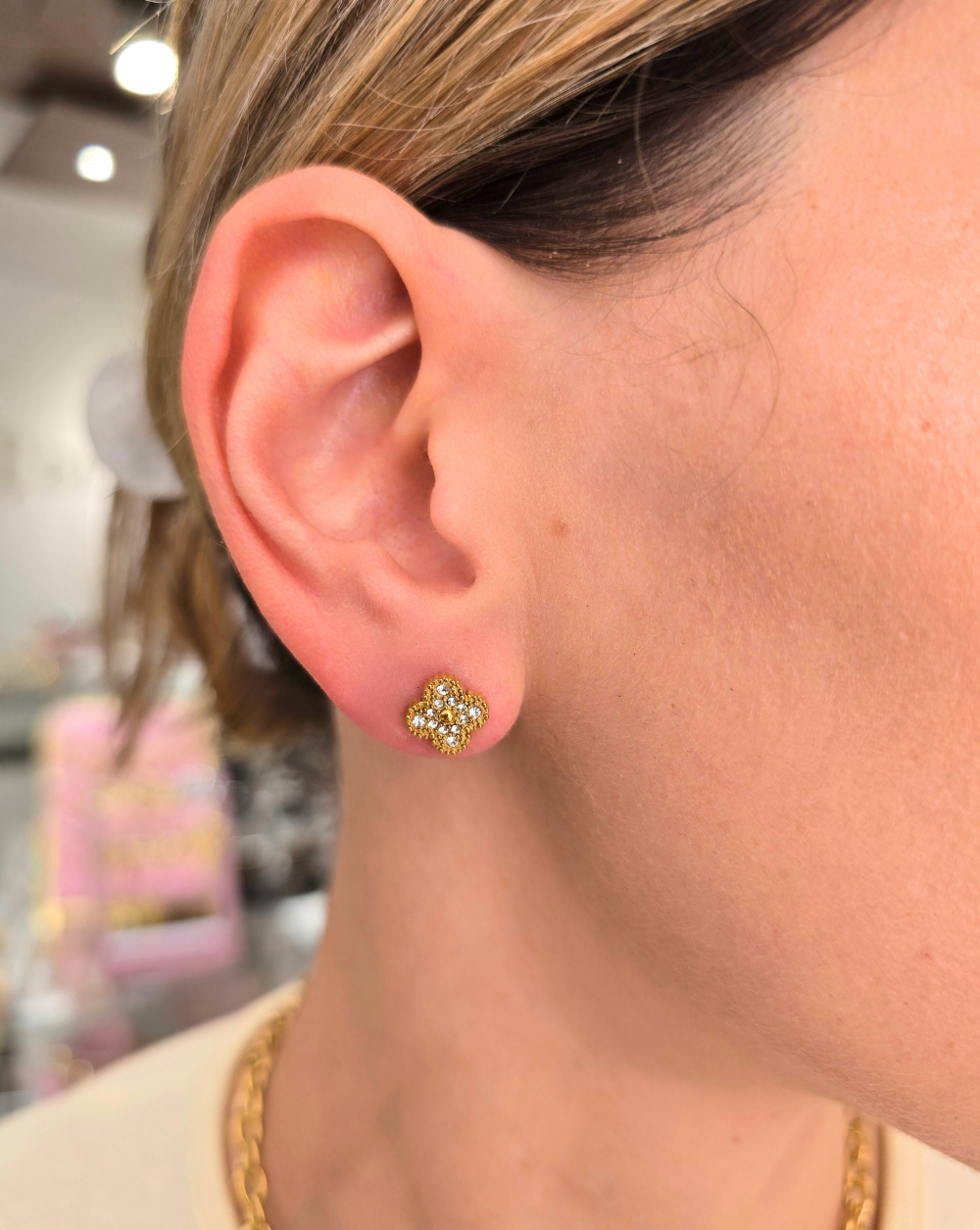 Ohrstecker CLOVER Premium | Kristalle
