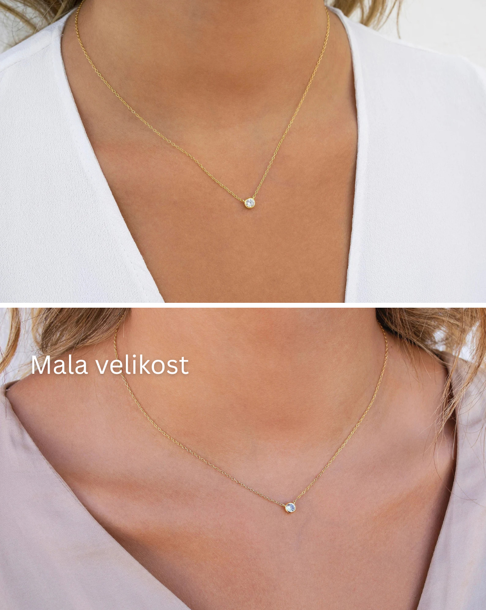Verižica s cirkoni SOLITAIRE | Različne velikosti