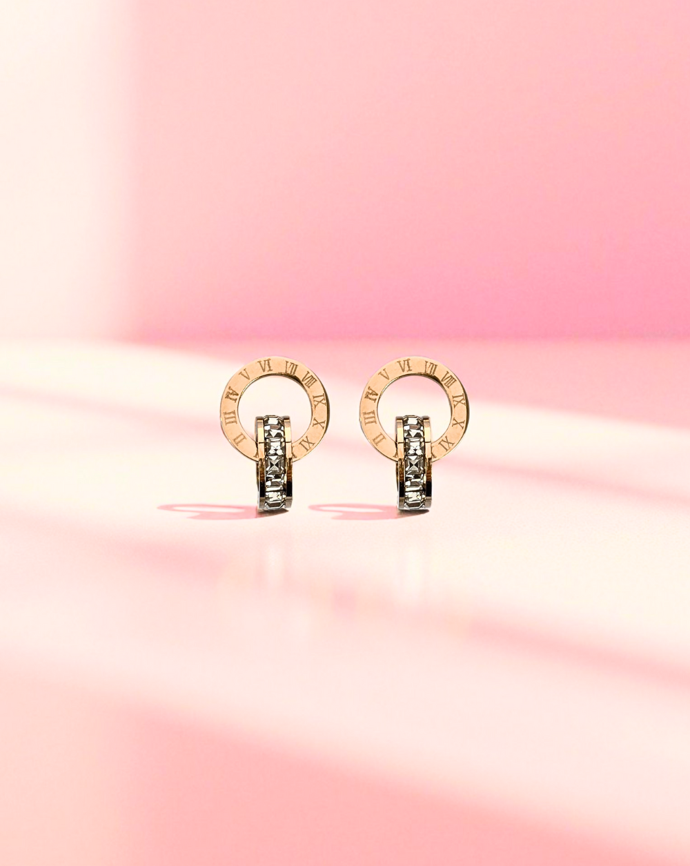 PRETTY VIBE Stecker-Ohrringe | Roségold