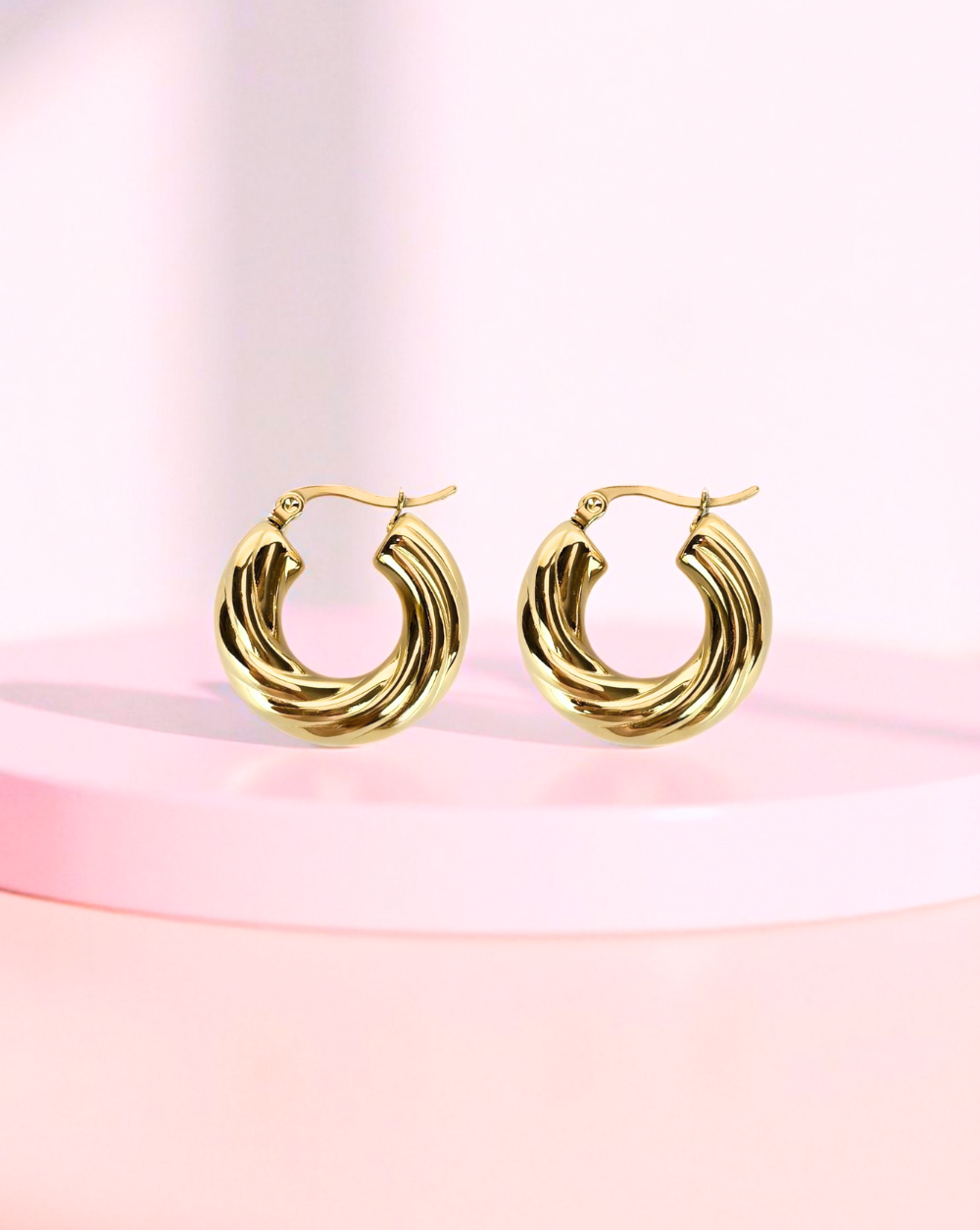 Runde Ohrringe CROISSANT