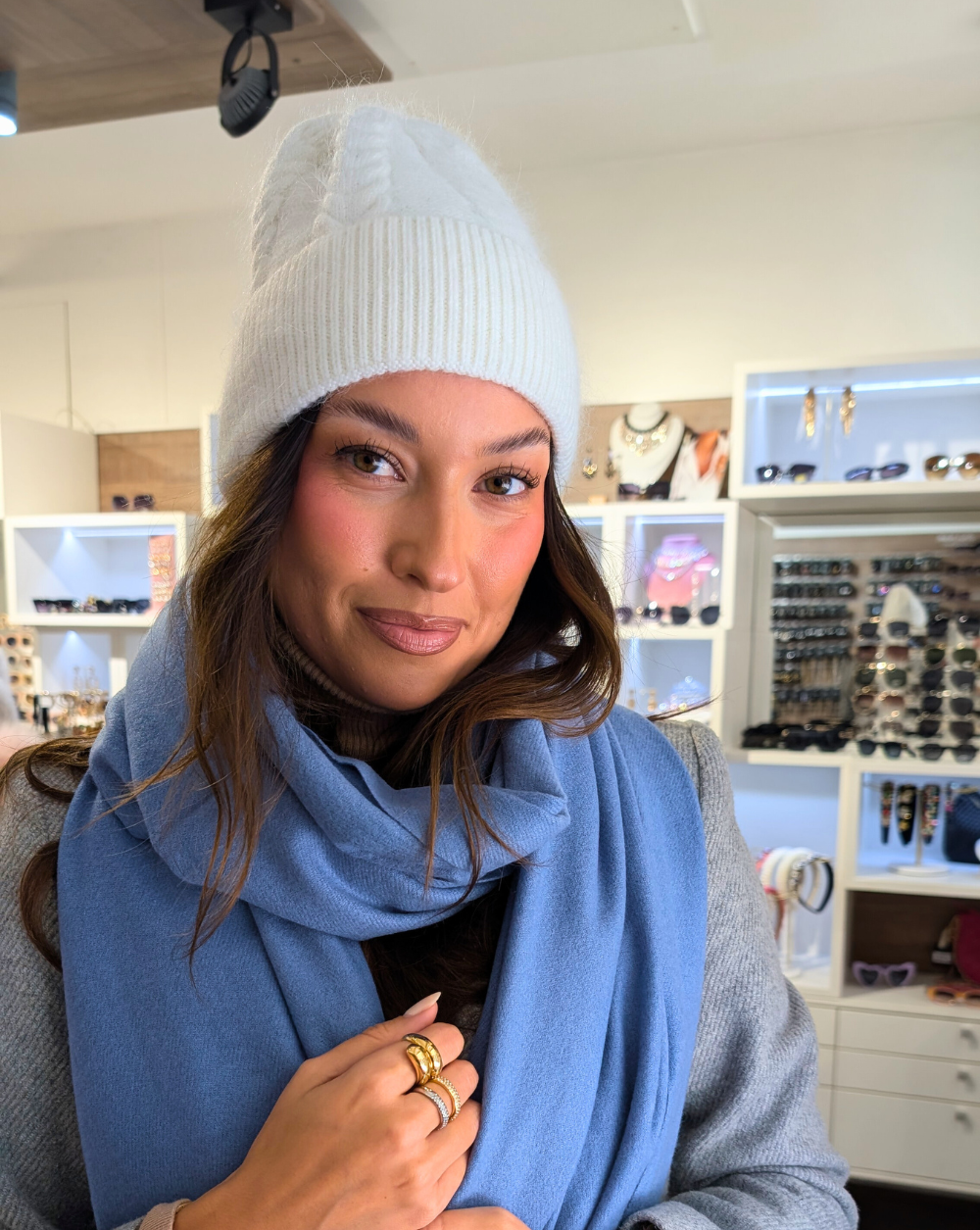 ARCTIC KNIT Mütze mit elegantem Strickmuster - Trgovina Patrizia Ljubljana