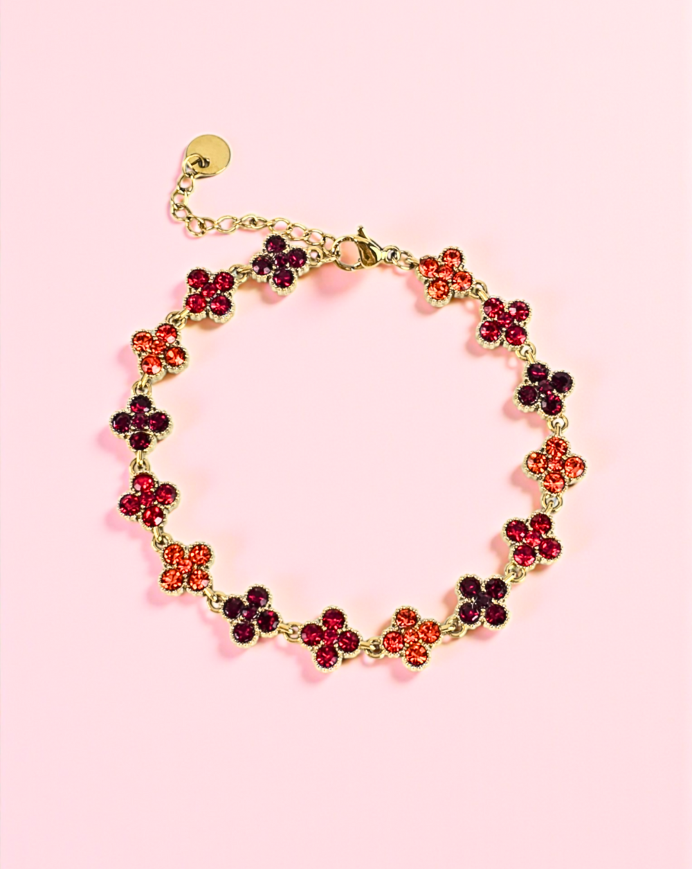 Armband mit Strasssteinen GLAM FLOWERS