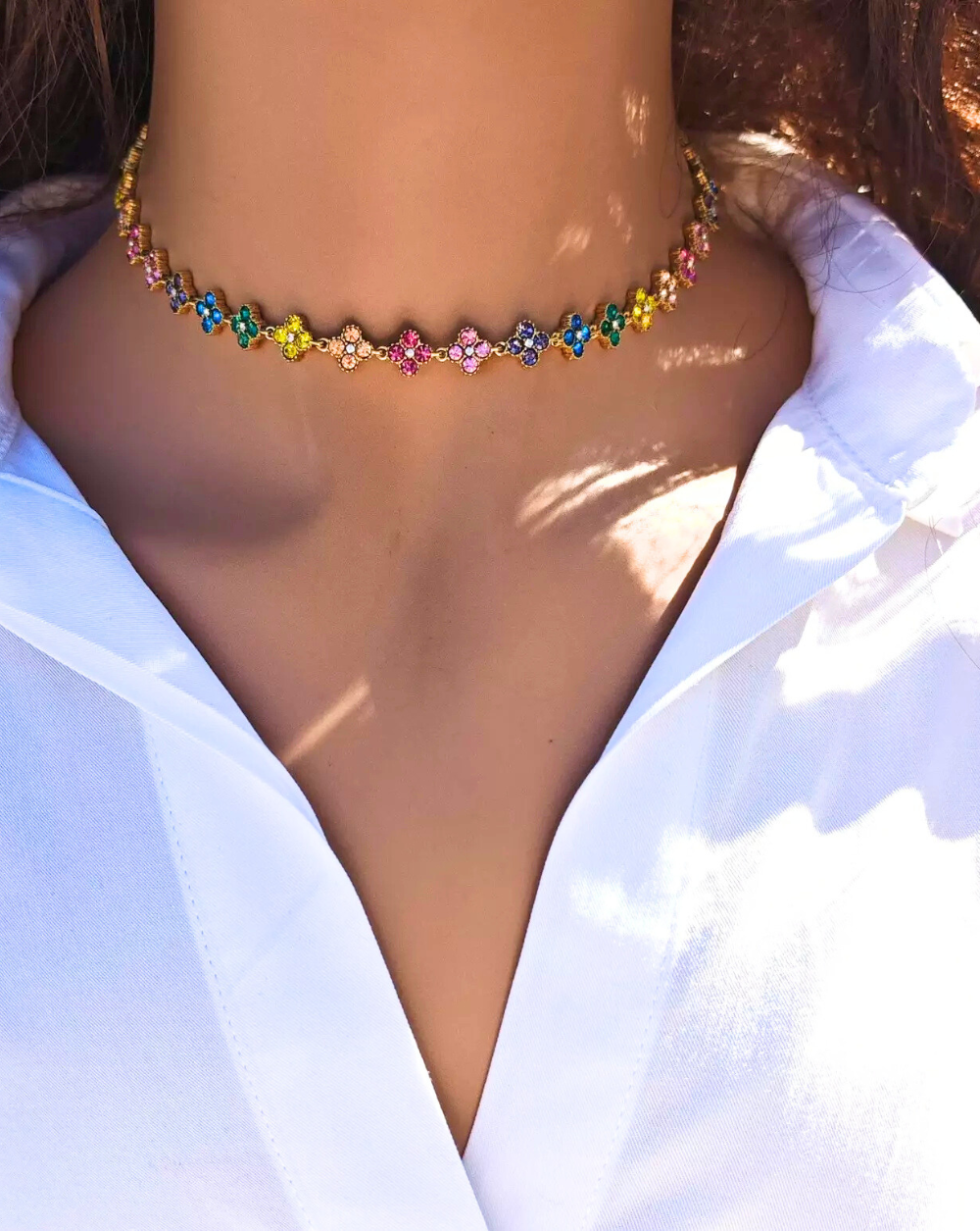 GLAM FLOWERS Necklace FLOWERS Various colors