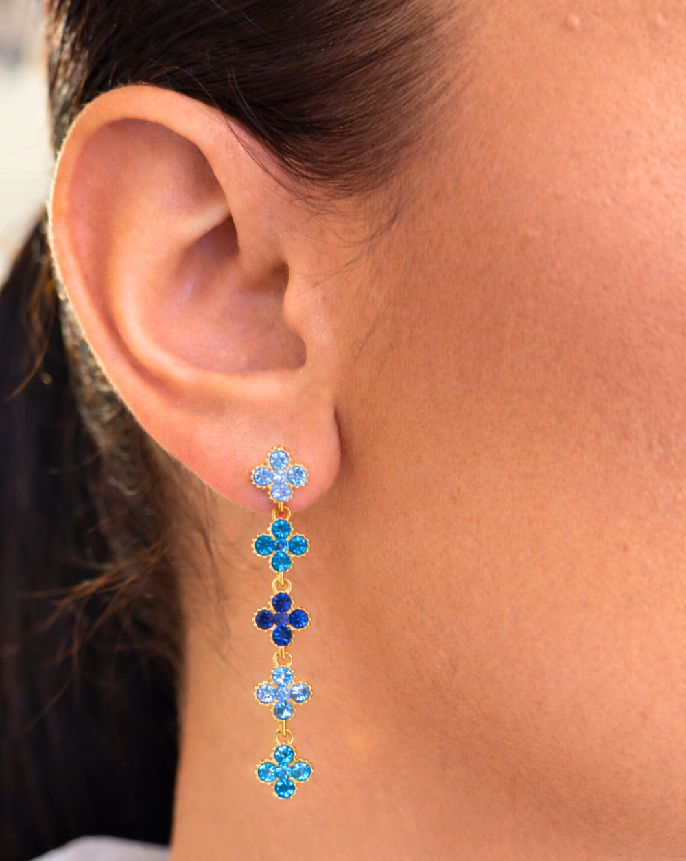 Viseće naušnice GLAM FLOWERS