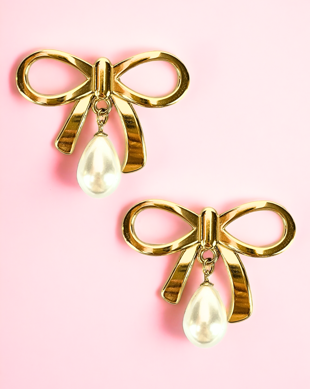 Modni uhani PEARL BOW