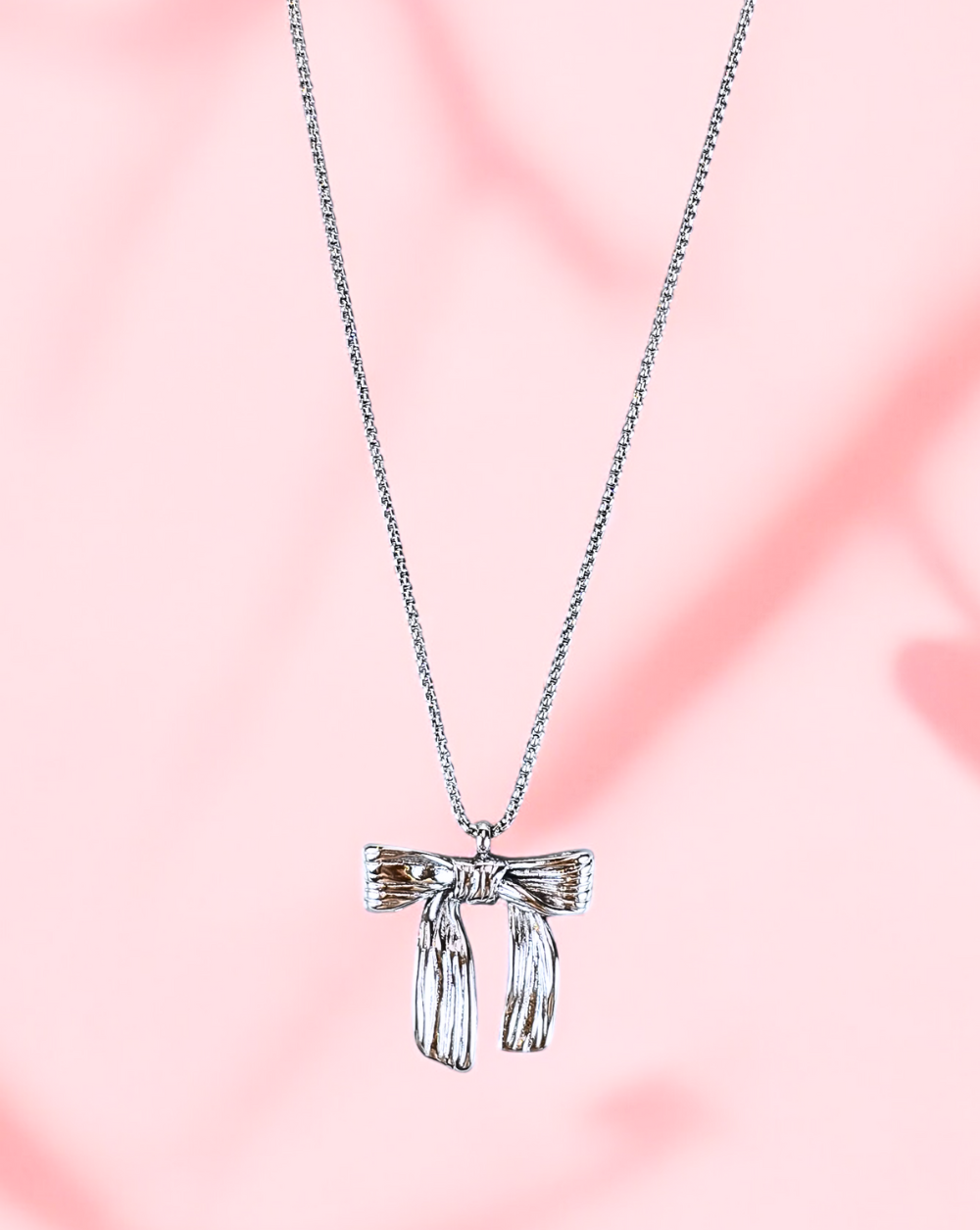 Fashion necklace BOW PENDANT