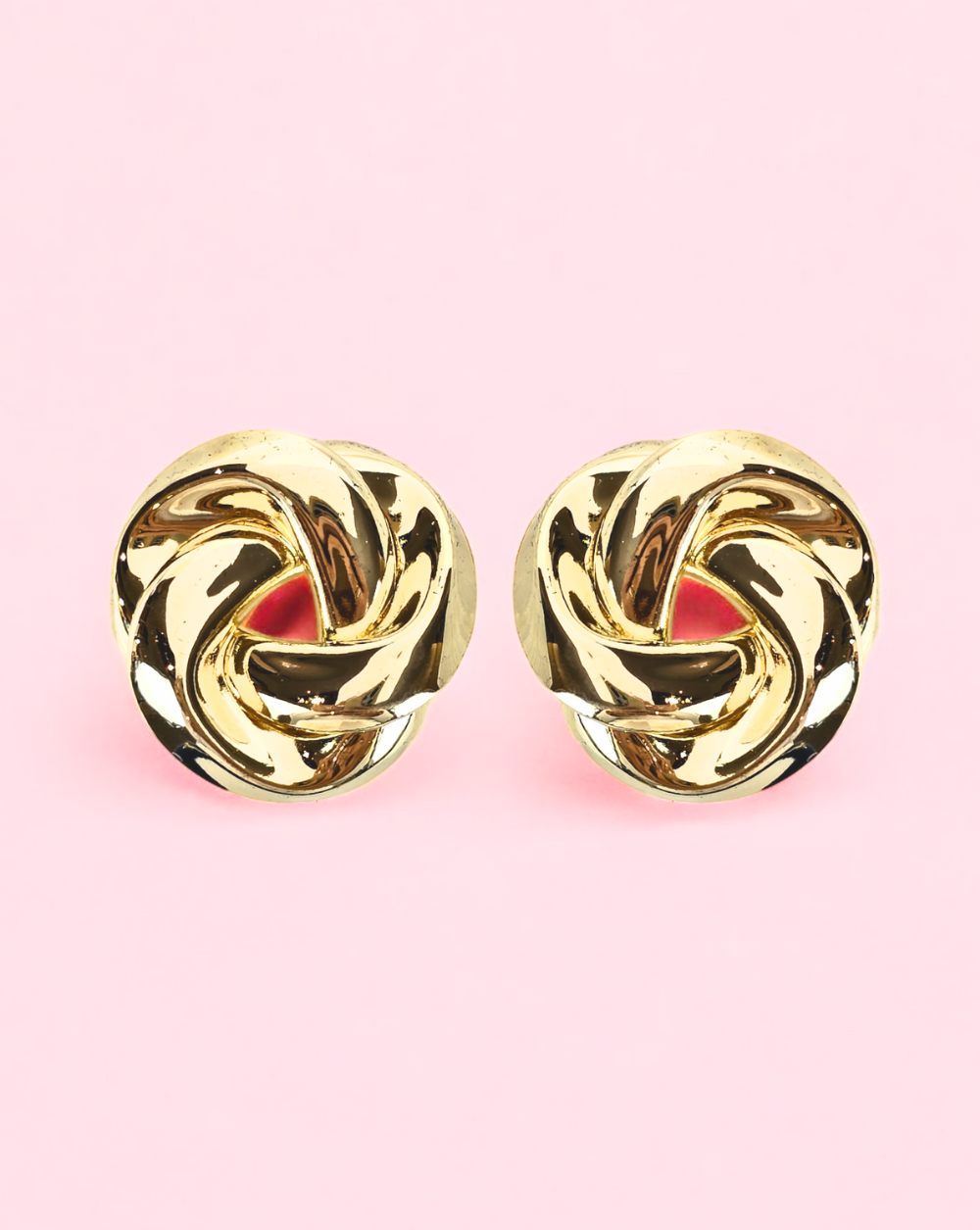 Clip-On Stud Earrings KNOTTED
