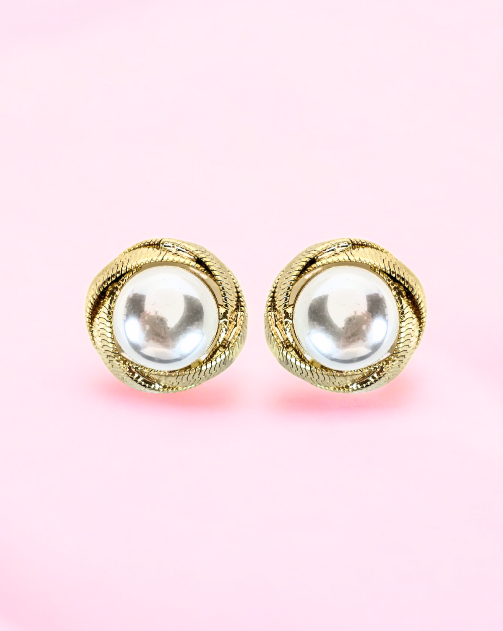 Naušnice s klipsom PEARL | Zlato