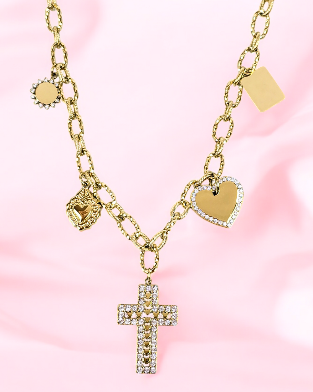 Fashion necklace CROCE CHARM