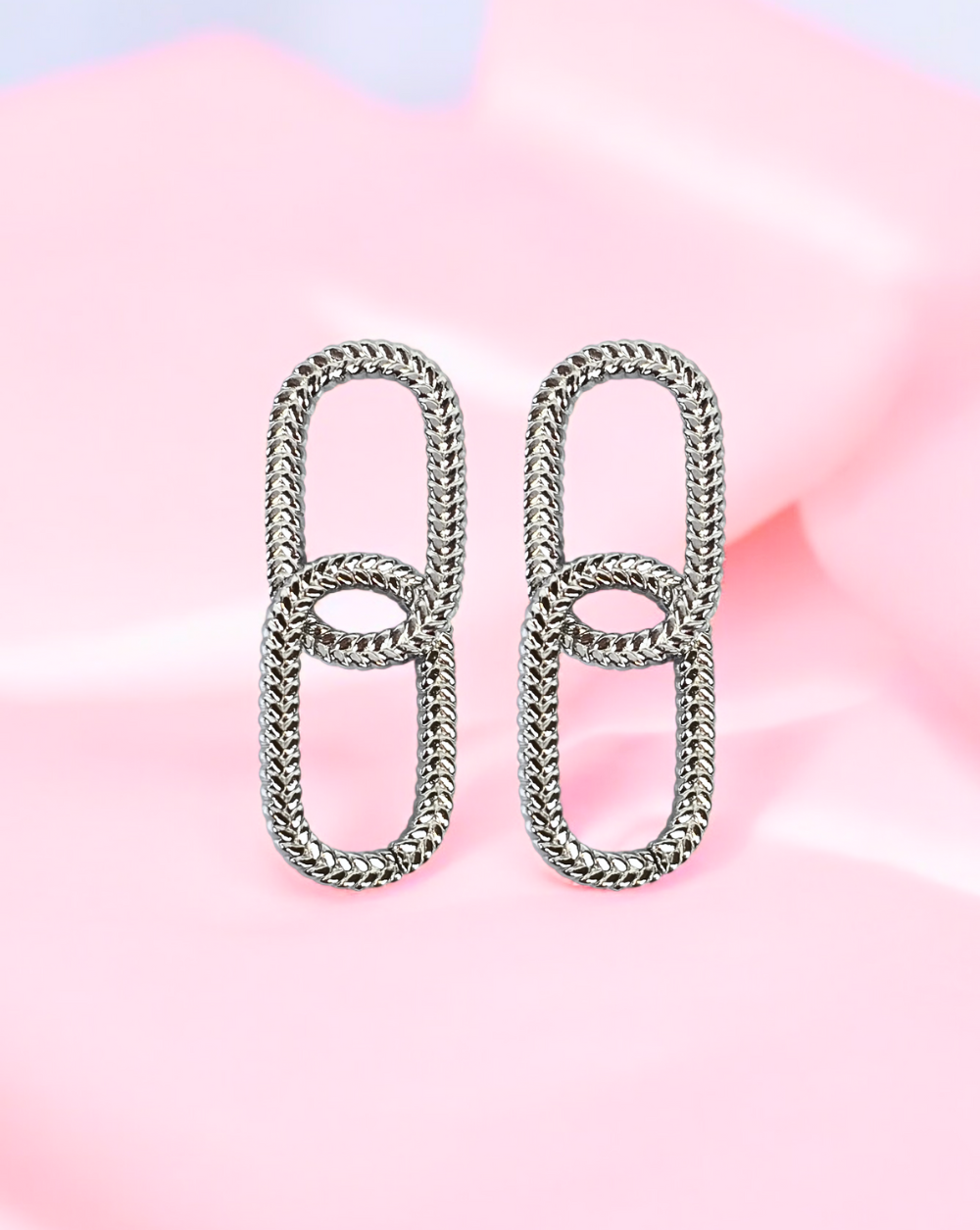DOUBLE LINK Ohrringe mit Anhänger