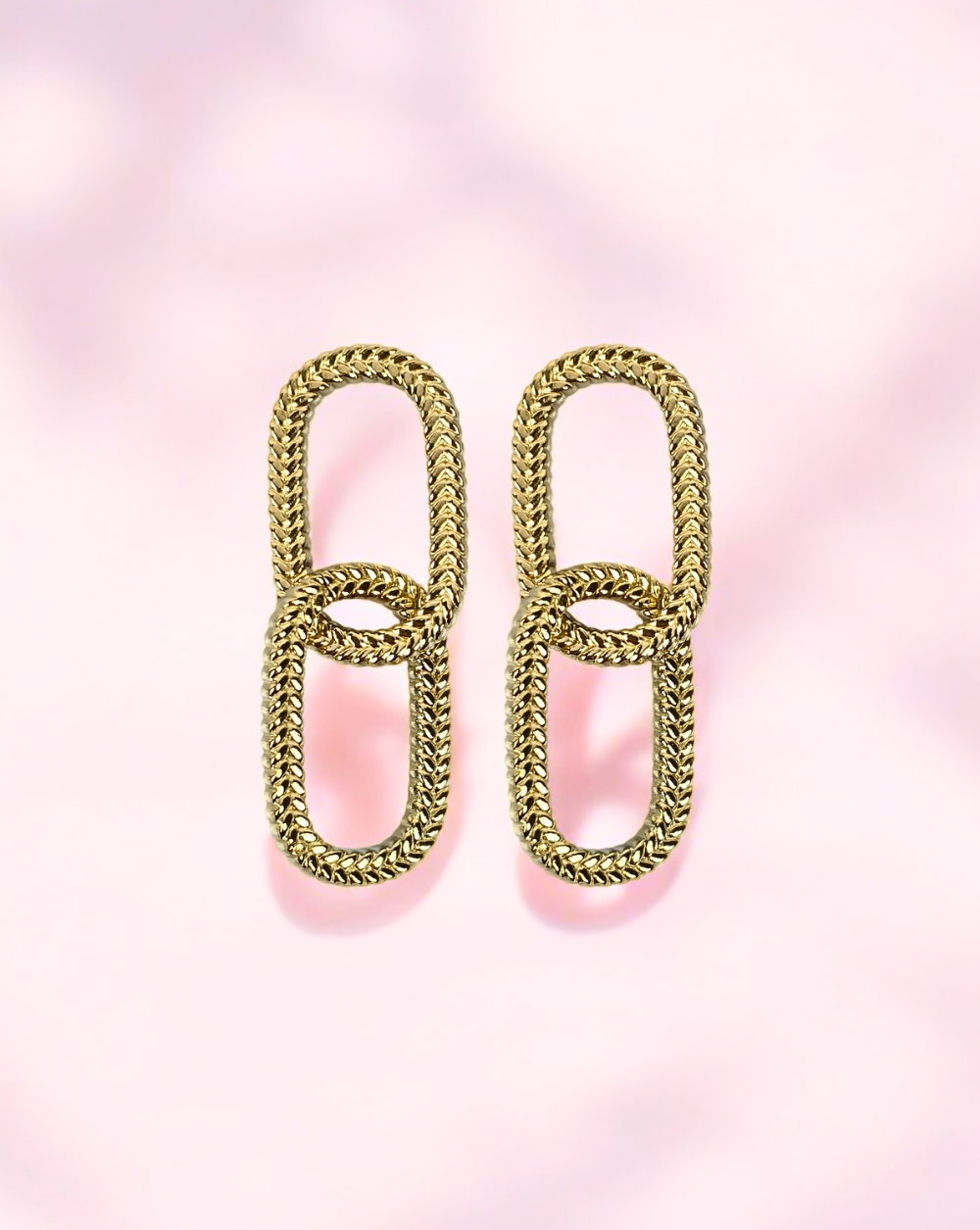 DOUBLE LINK Ohrringe mit Anhänger