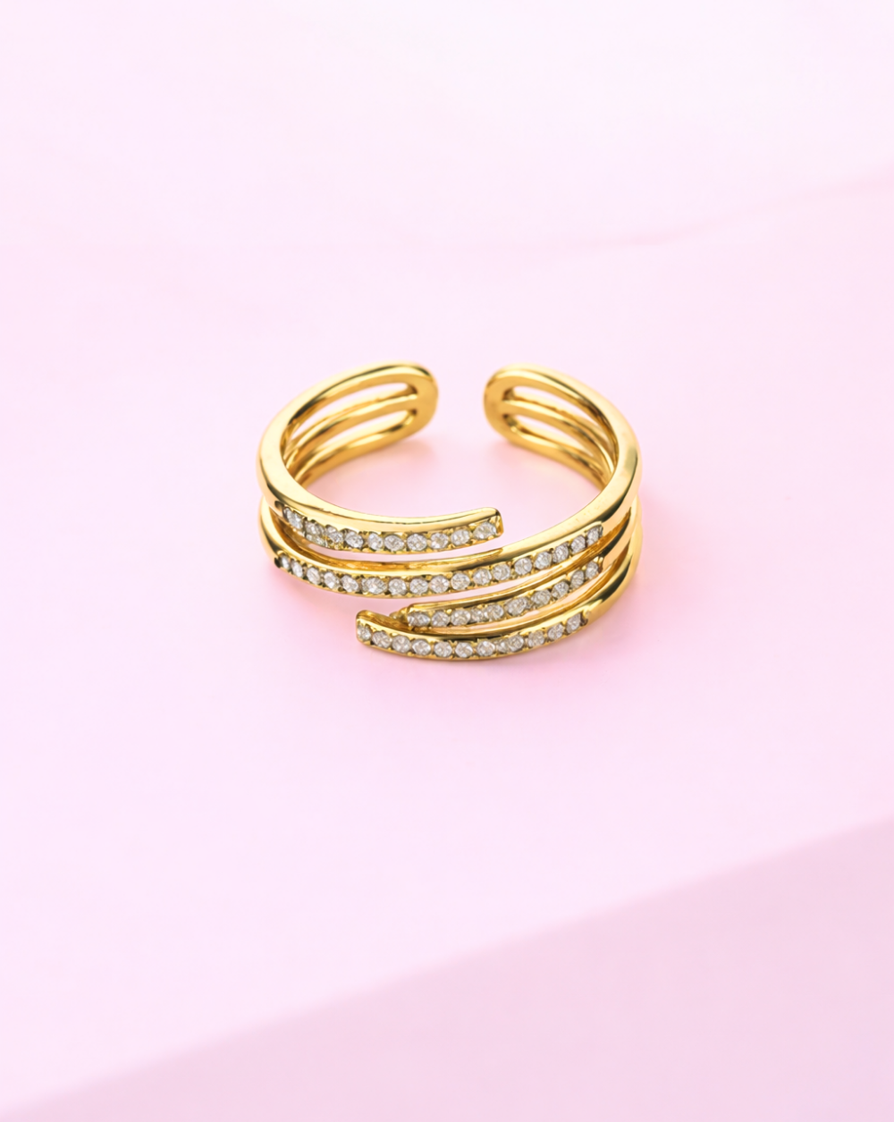 Ring Minimalistischer TRIPLE LOOP