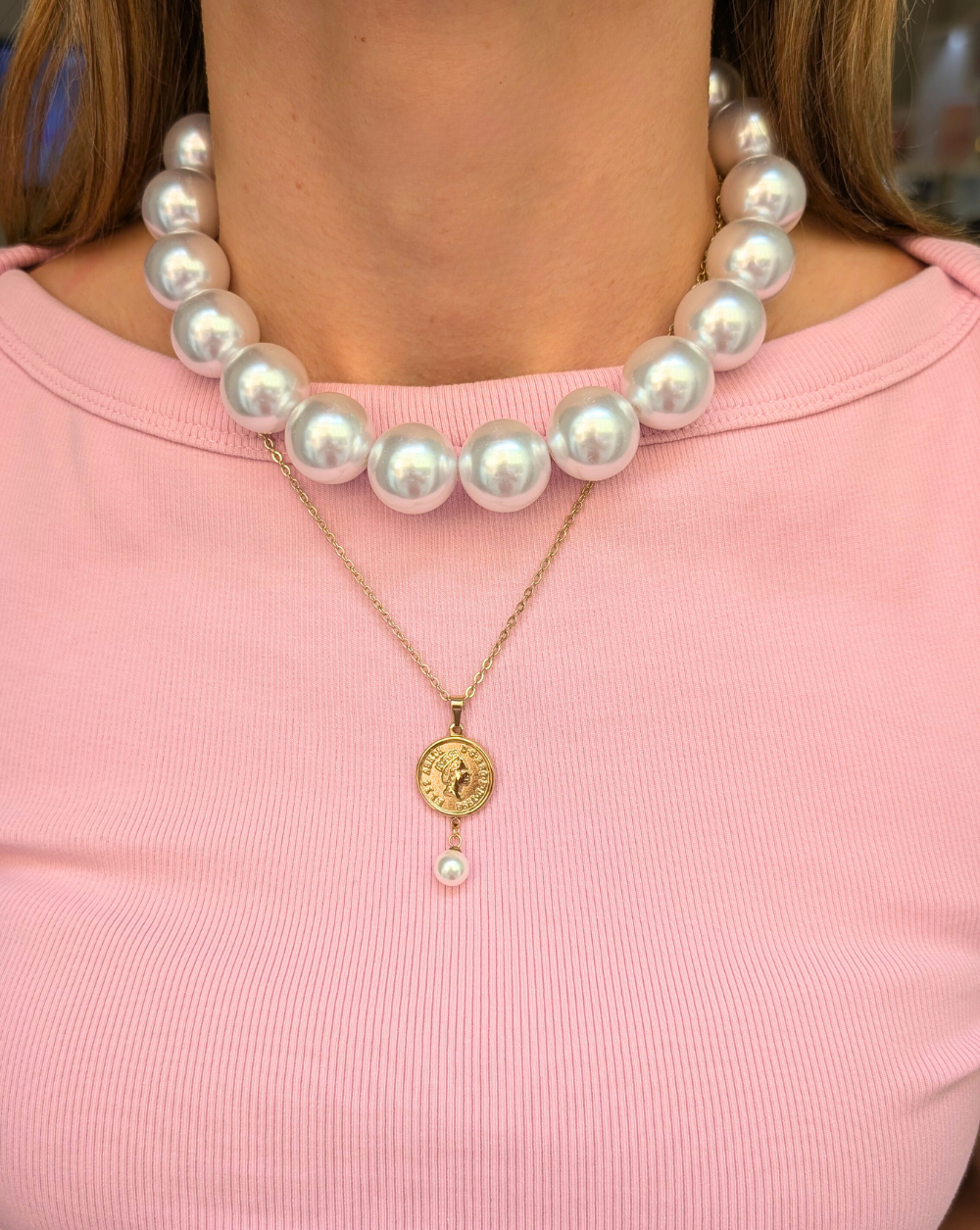 Halskette COIN PEARL patrizia ljubljana Stapel
