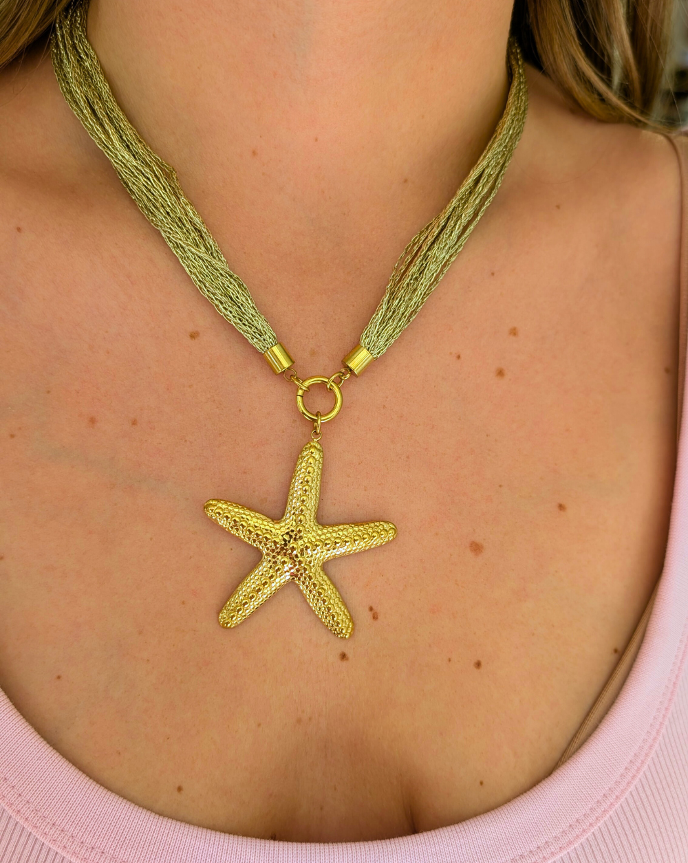 Halskette GOLDEN STARFISH PATRIZIA LJUBLJANA