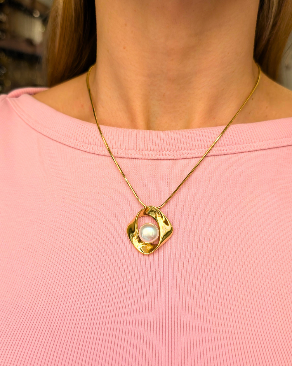 Necklace MODERN PEARL PATRIZIA LJUBLJANA