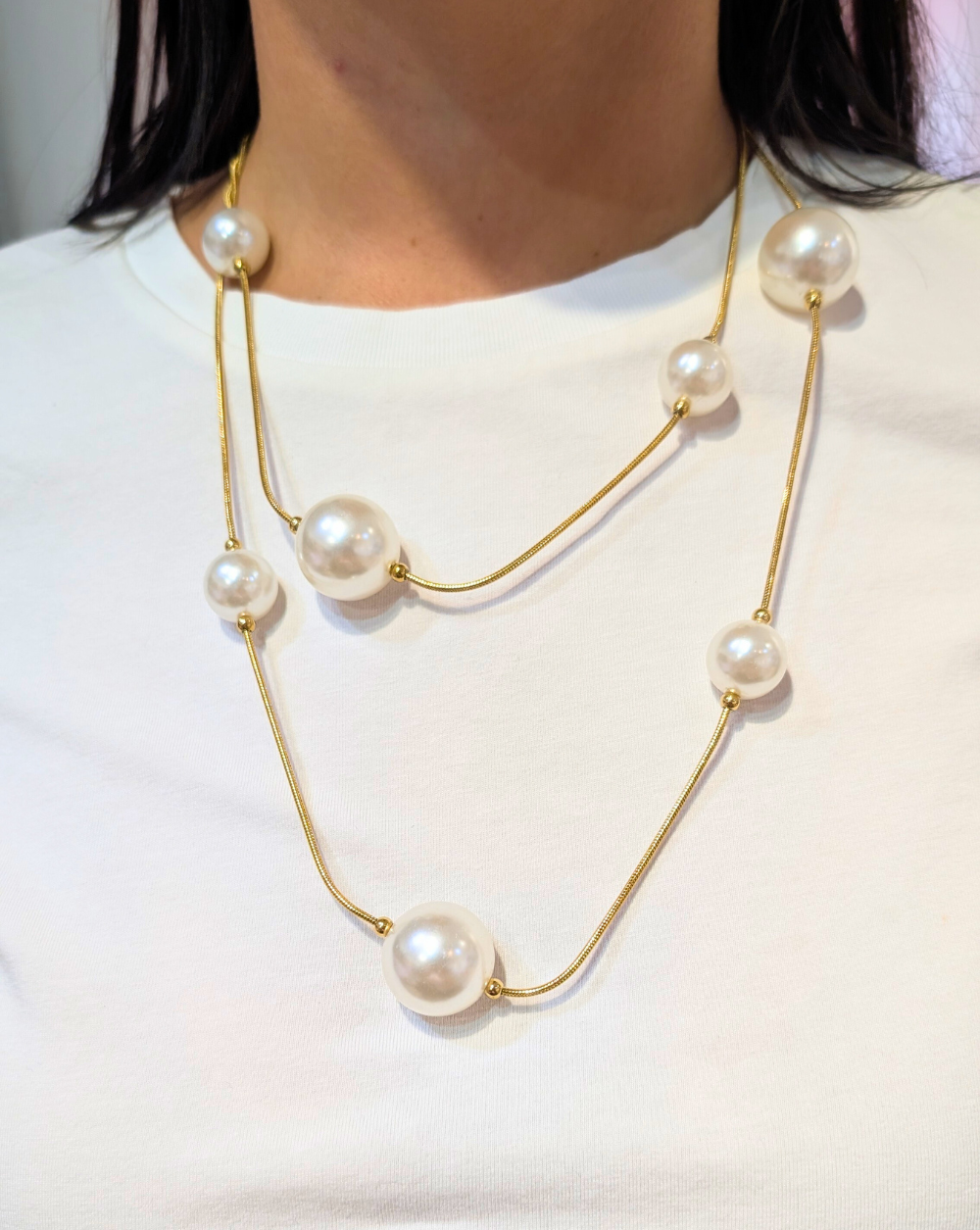 PEARL GRACE Halskette mit großen Perlen - Trgovina Patrizia Ljubljana