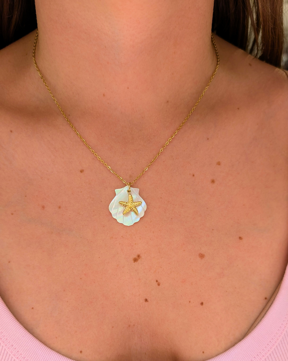 Necklace SHELL LAYERS Patrizia Ljubljana