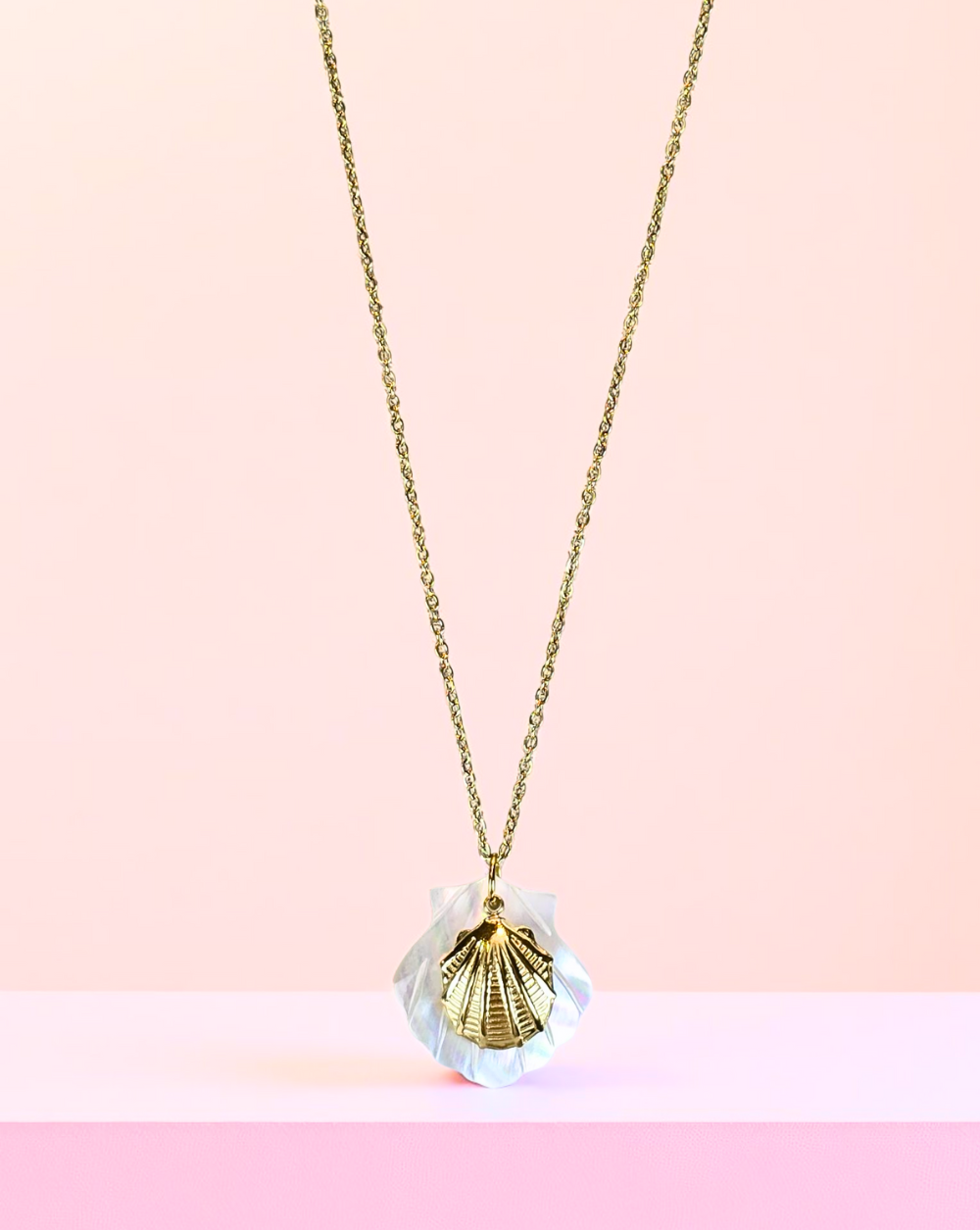 Halskette SHELL LAYERS Patrizia Ljubljana gold