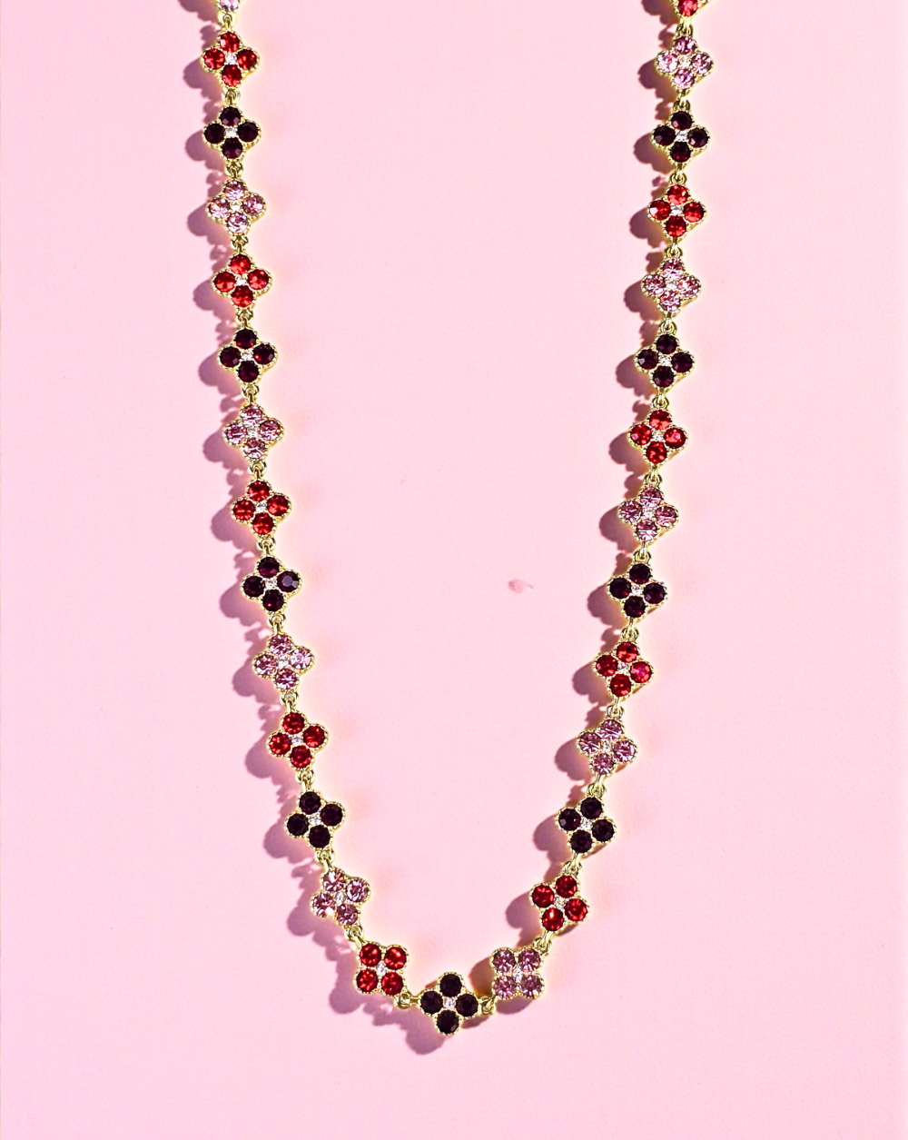 Verizica GLAM FLOWERS z roza-rdečimi rožicami Trgovina Patrizia Ljubljana