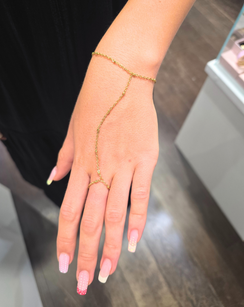 Armband + Ring in einer CHAIN Patrizia Ljubljana