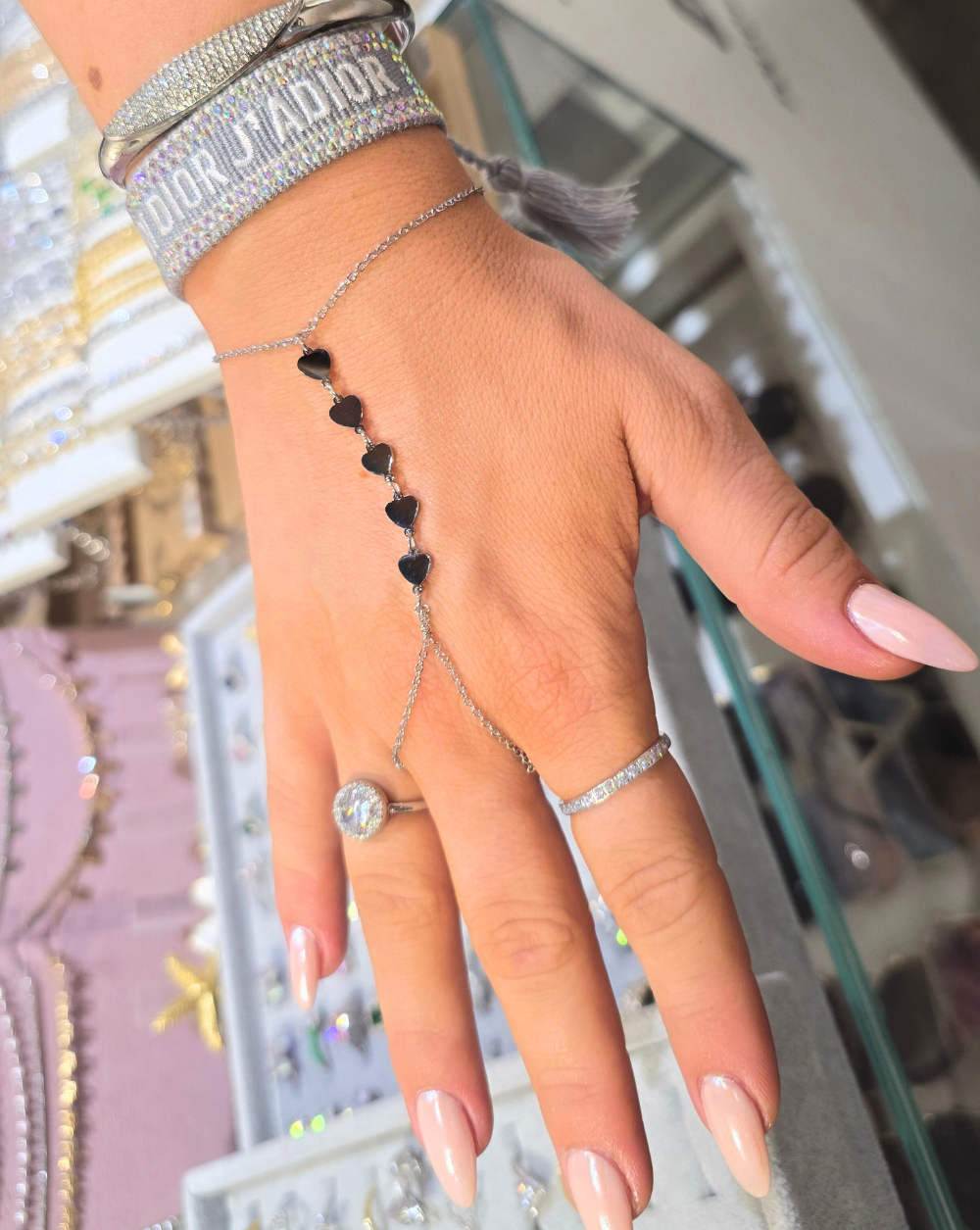 Armband + Ring in einem HEARTS