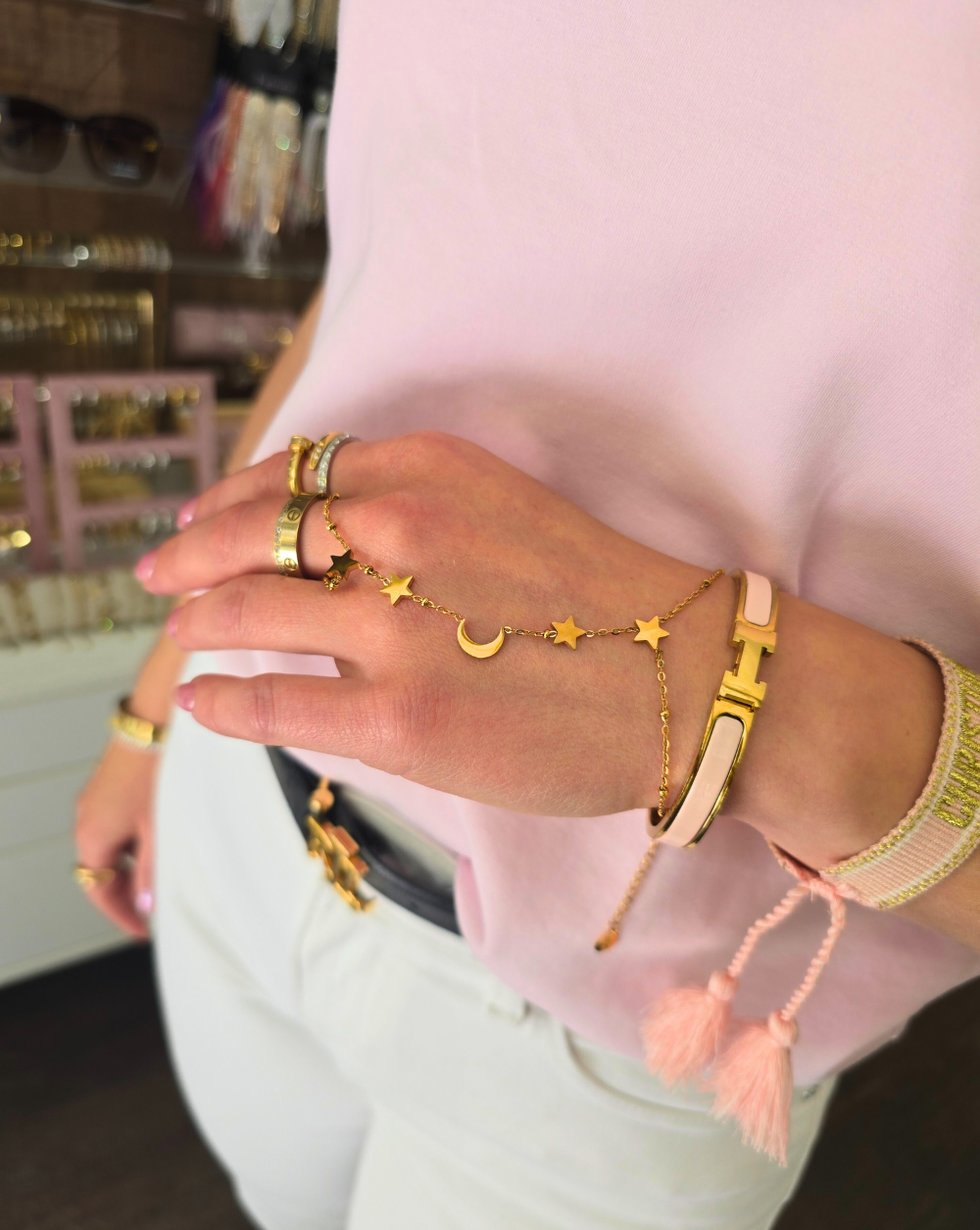 Armband + Ring in einem STARNIGHT