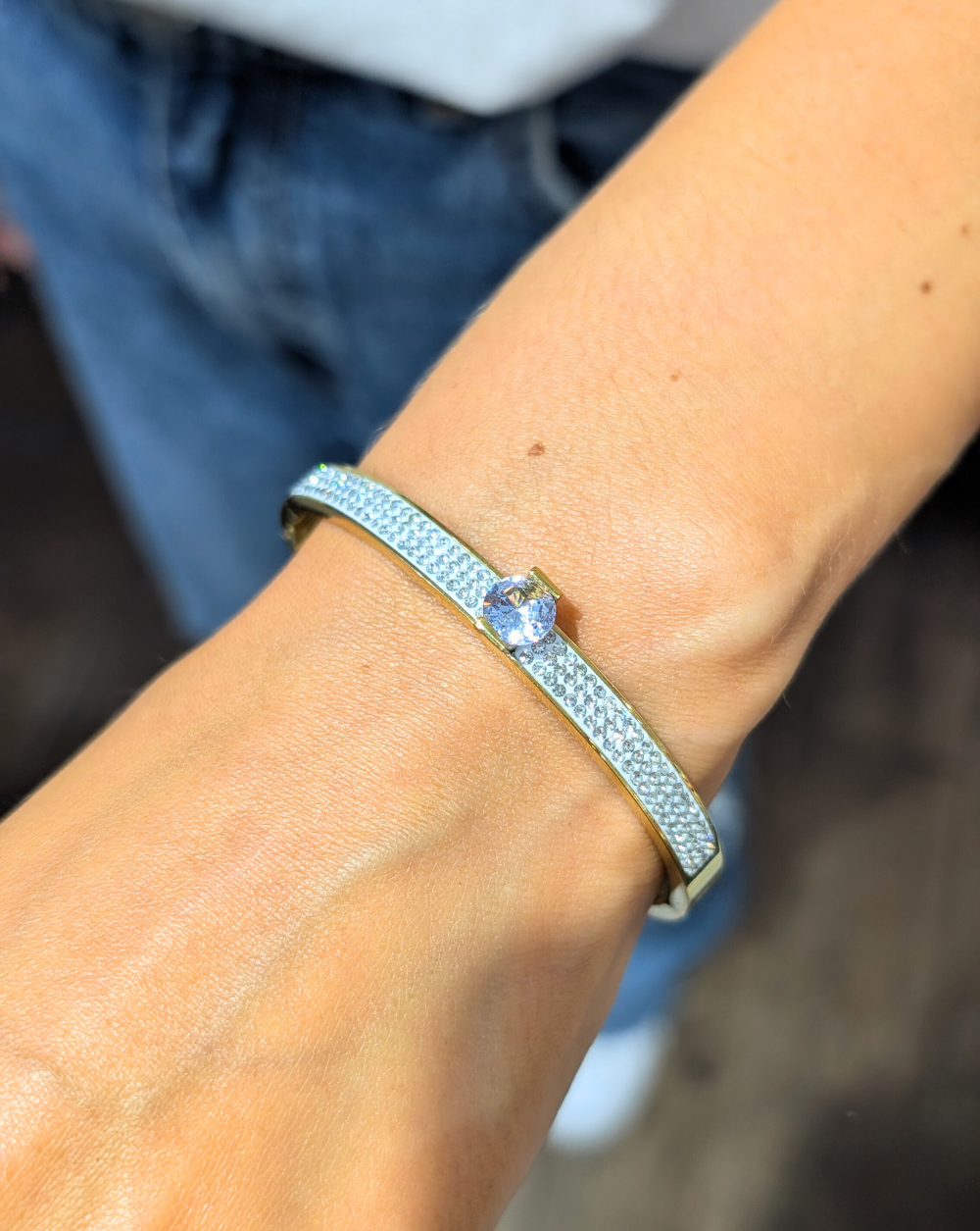 Armband SOPHISTICATED mit großem Zirkel Trgovina Patrizia Ljubljana