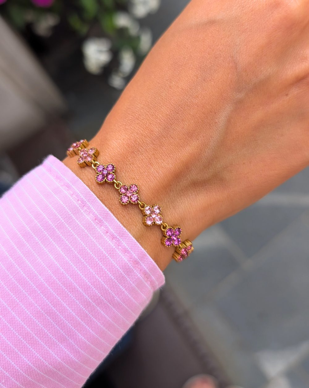 GLAM FLOWERS Armband aus Edelstahl - Trgovina Patrizia Ljubljana